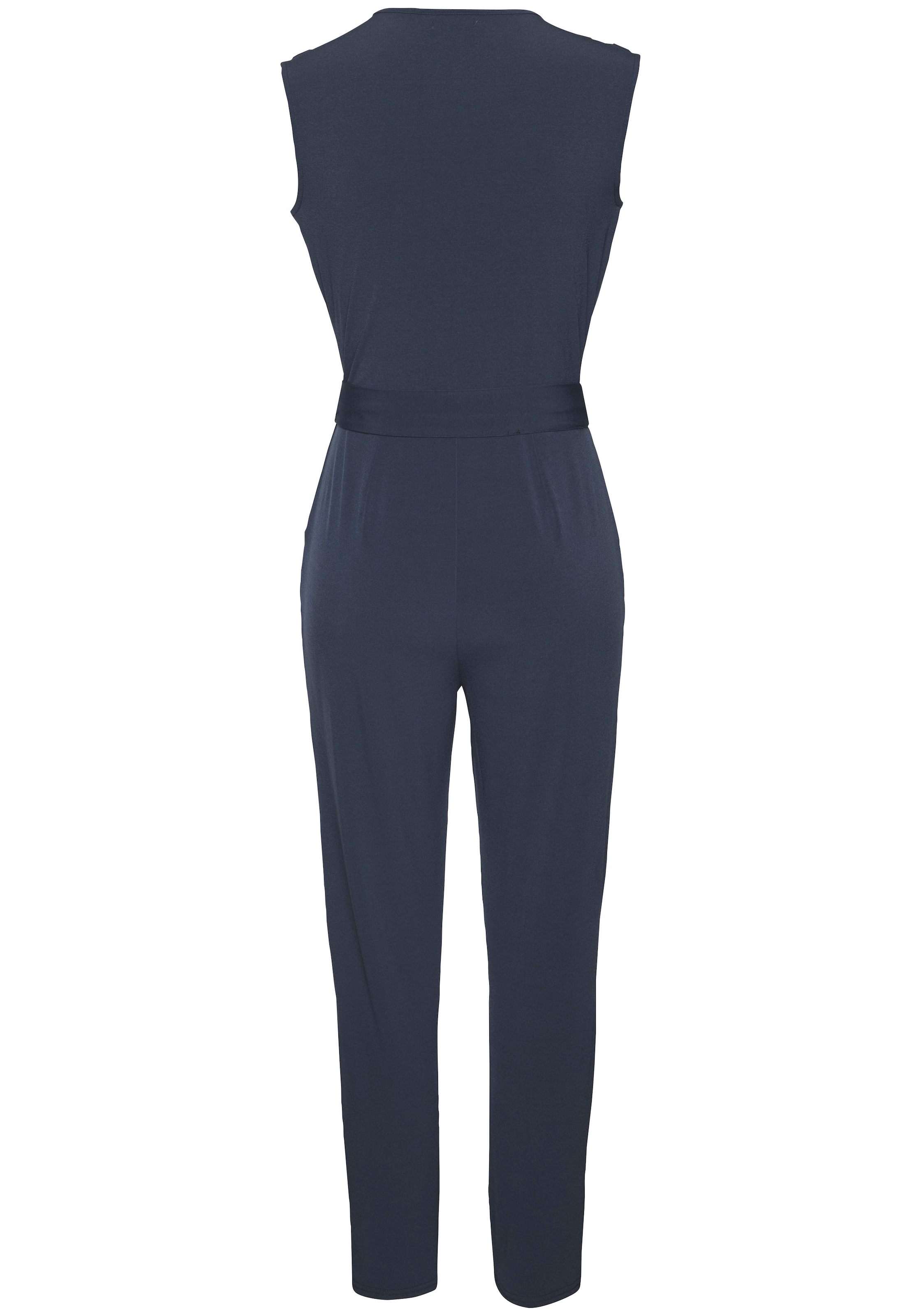 LASCANA Overall, (mit Bindegürtel), aus knitterfreier Ware, eleganter Jumpsuit in Wickeloptik, festlich