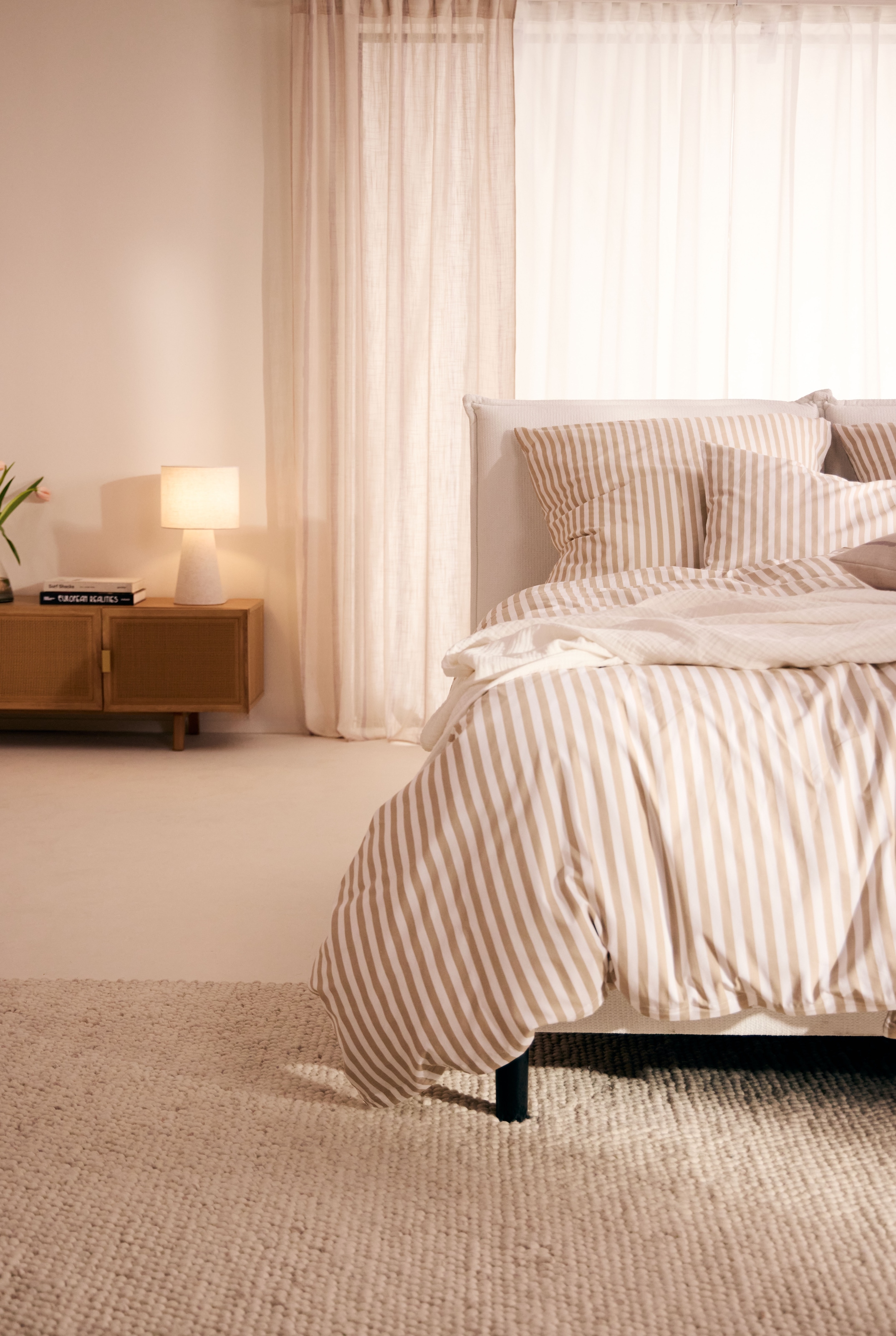 LeGer Home by Lena Gercke Couverture d'intérieur »HEVIN« Tagesdecke im Baumwoll-Crinkle-Effekt, Musselin, Kuscheldecke