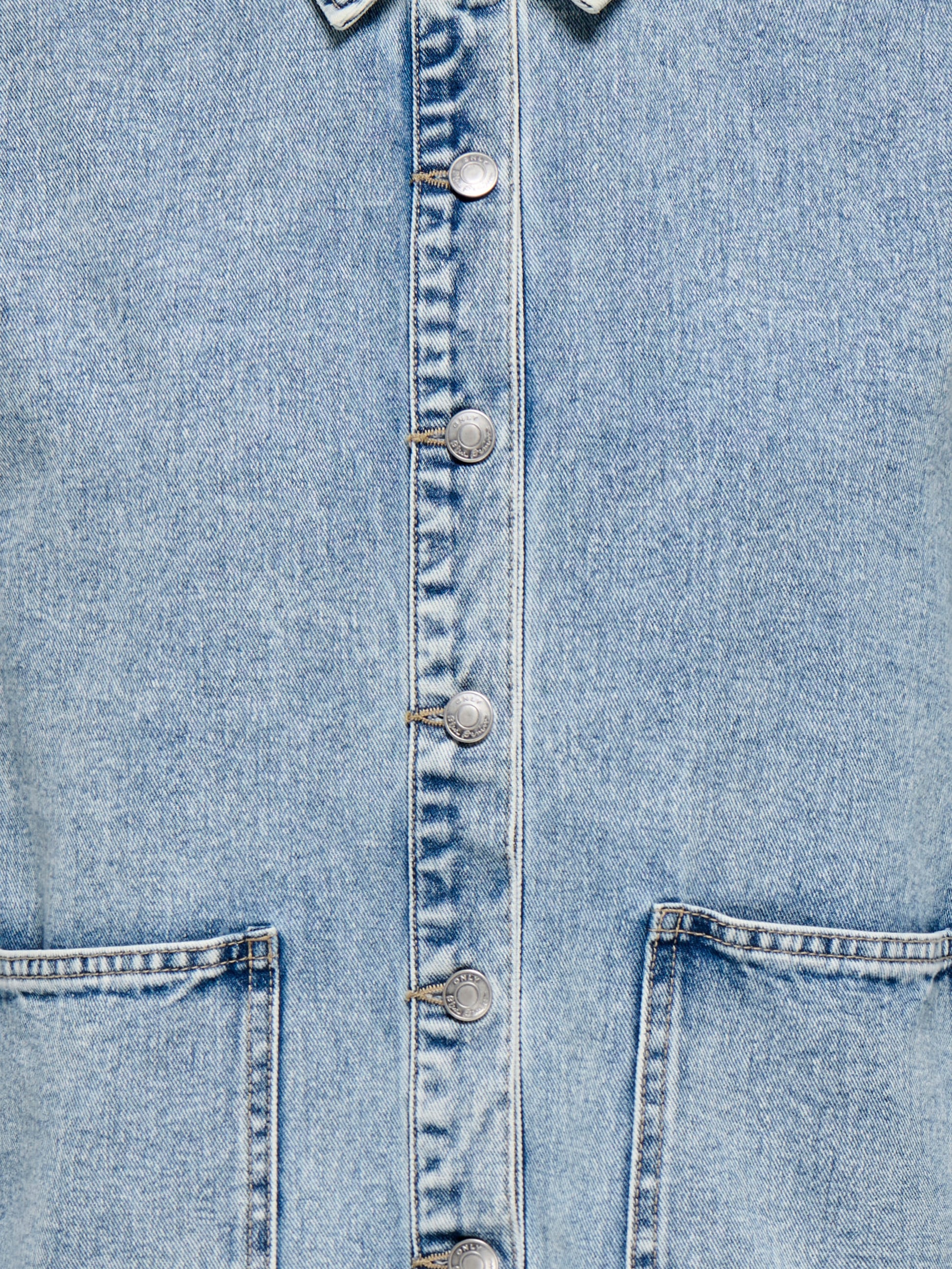 ONLY Veste en jean »ONLLARA LS DNM SHACKET GUA NOOS« Baumwollmischung