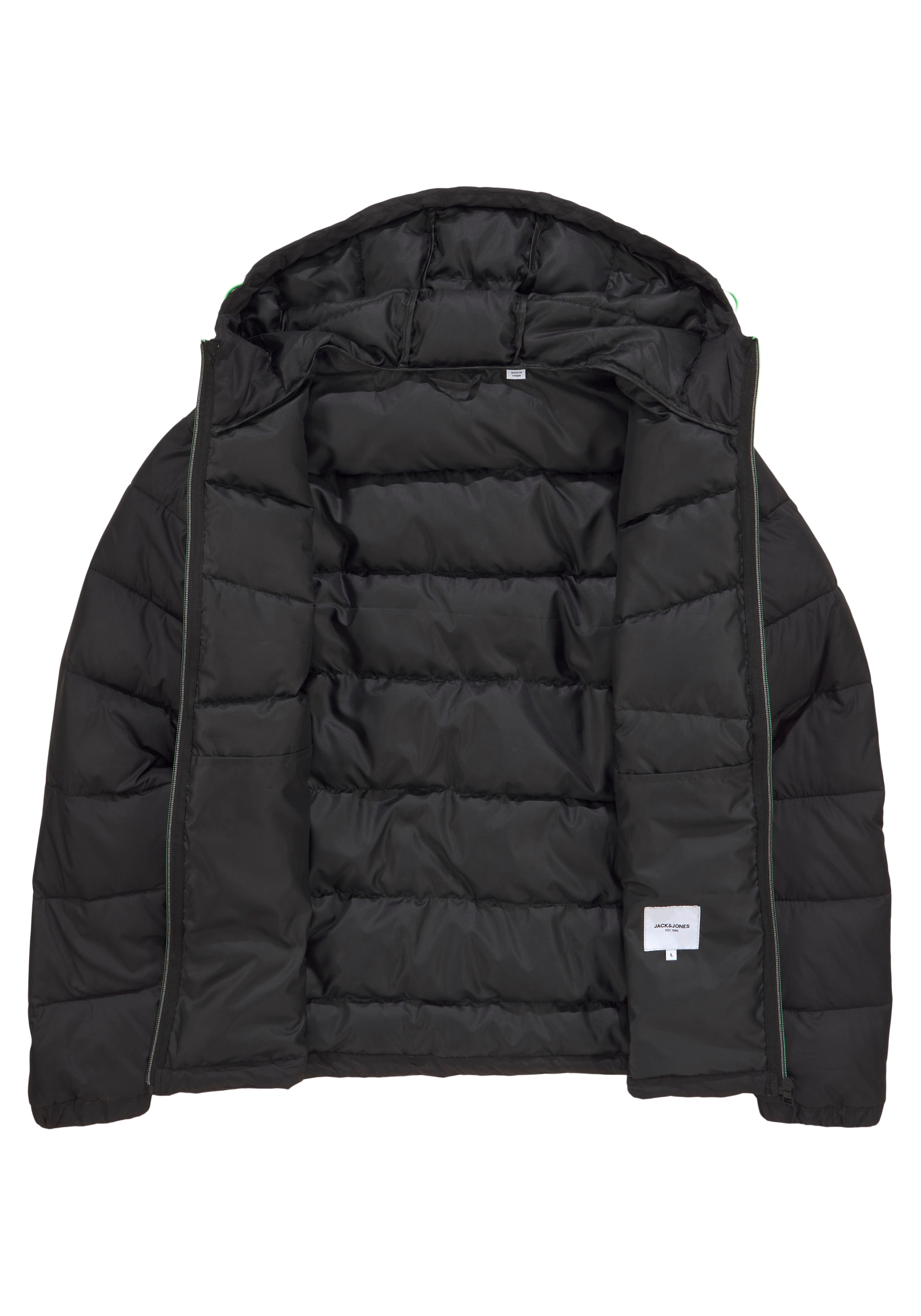 Jack & Jones Steppjacke »JJ JJGLOBUS LIGHT PUFFER«, mit Kapuze