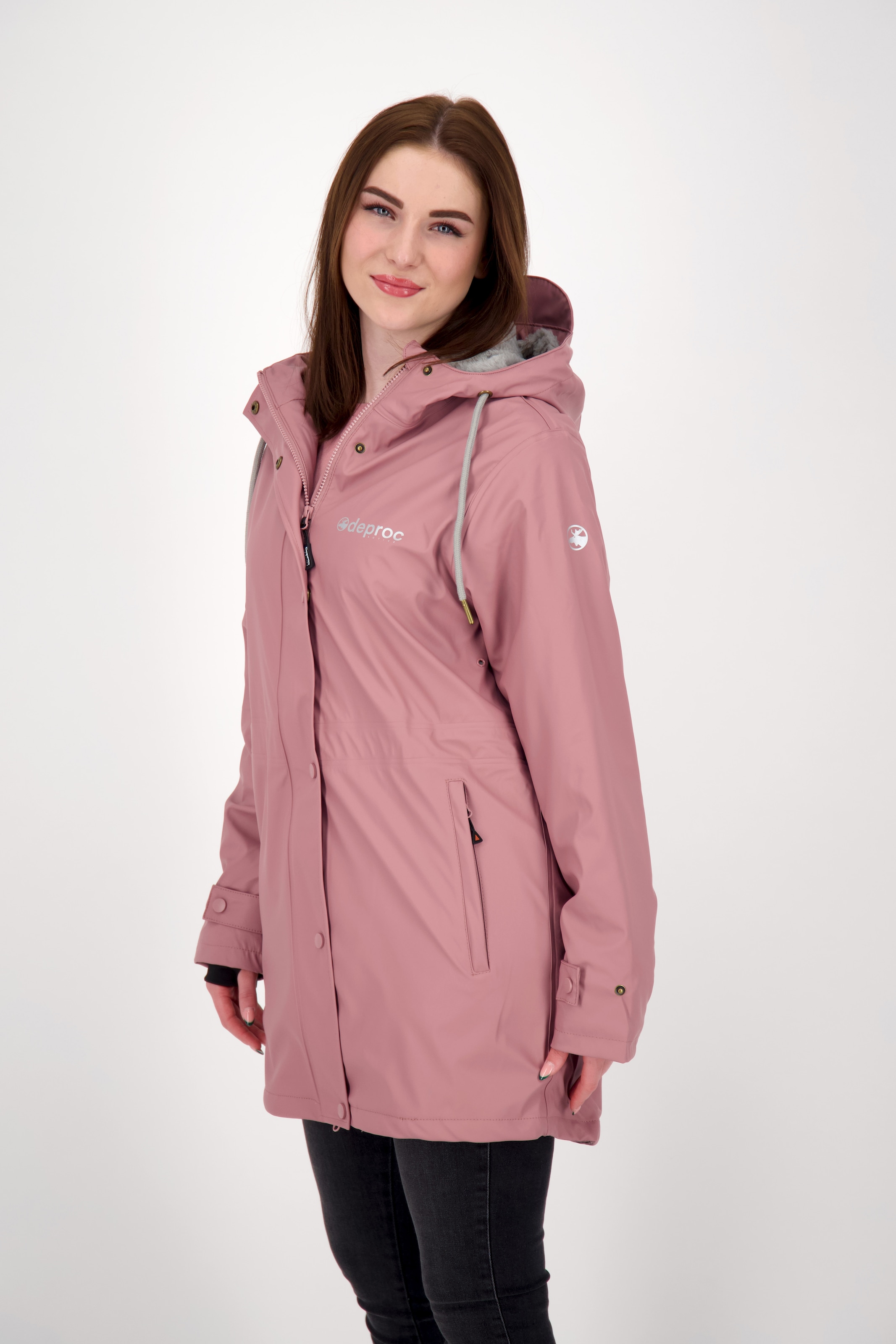 DEPROC Active Regenjacke »Friesennerz NEW ELLESMERE«, auch in Grossen Grössen erhältlich