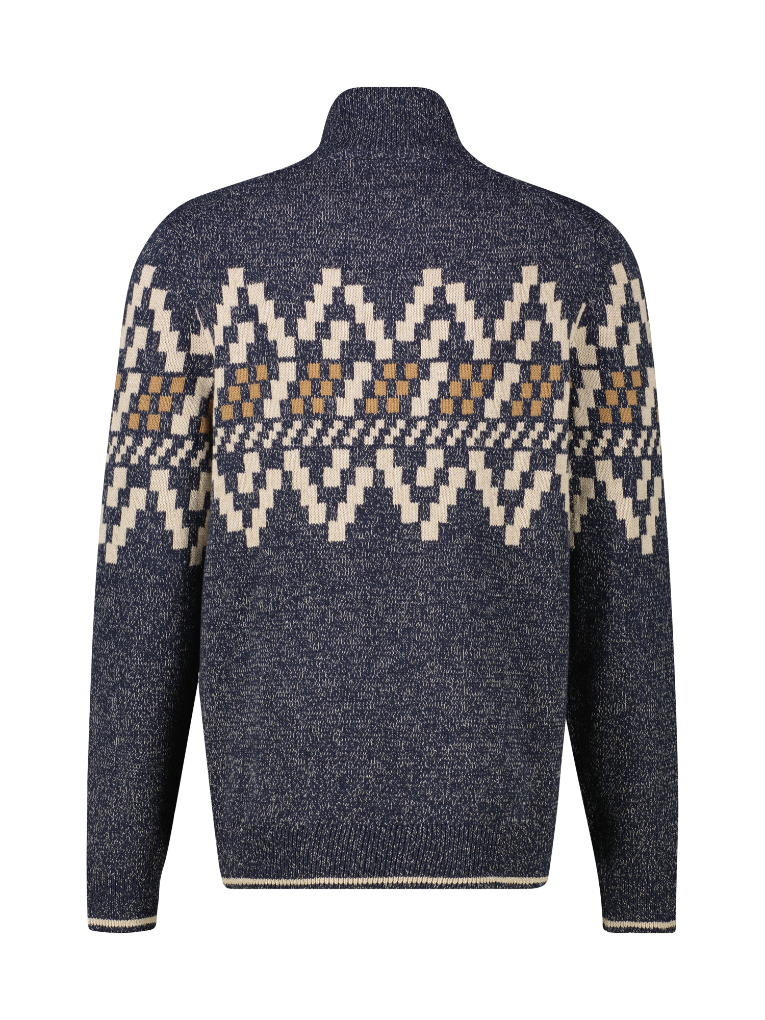 LERROS Norwegerpullover »LERROS Troyer mit Norwegermuster in Übergrössen«