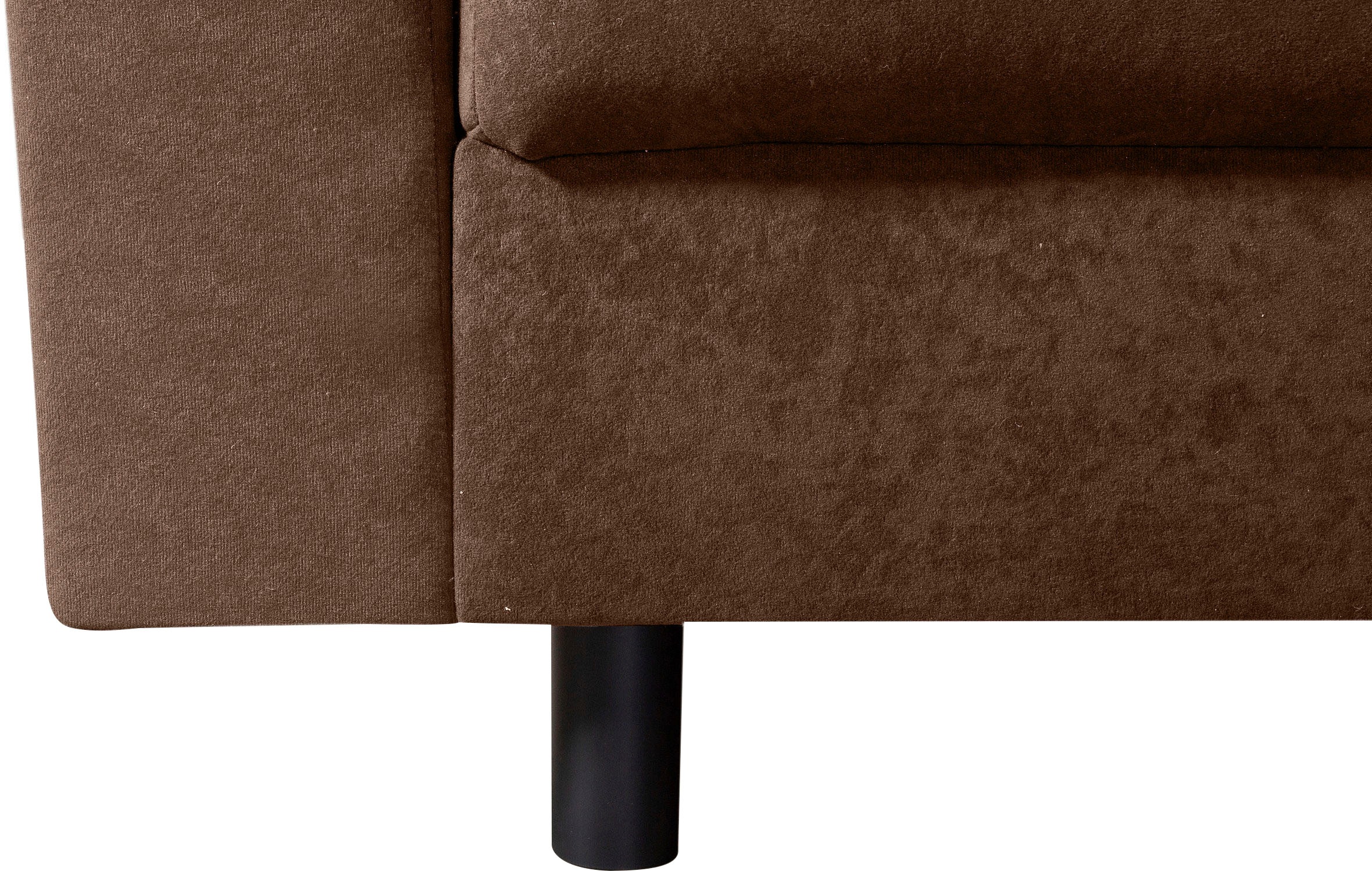 COLLECTION AB Ecksofa »Antonia L-Form, B: 215 cm« Ecksofa, Rückenkissen, ottomane beidseitig montierbar, Bonnelfederkern