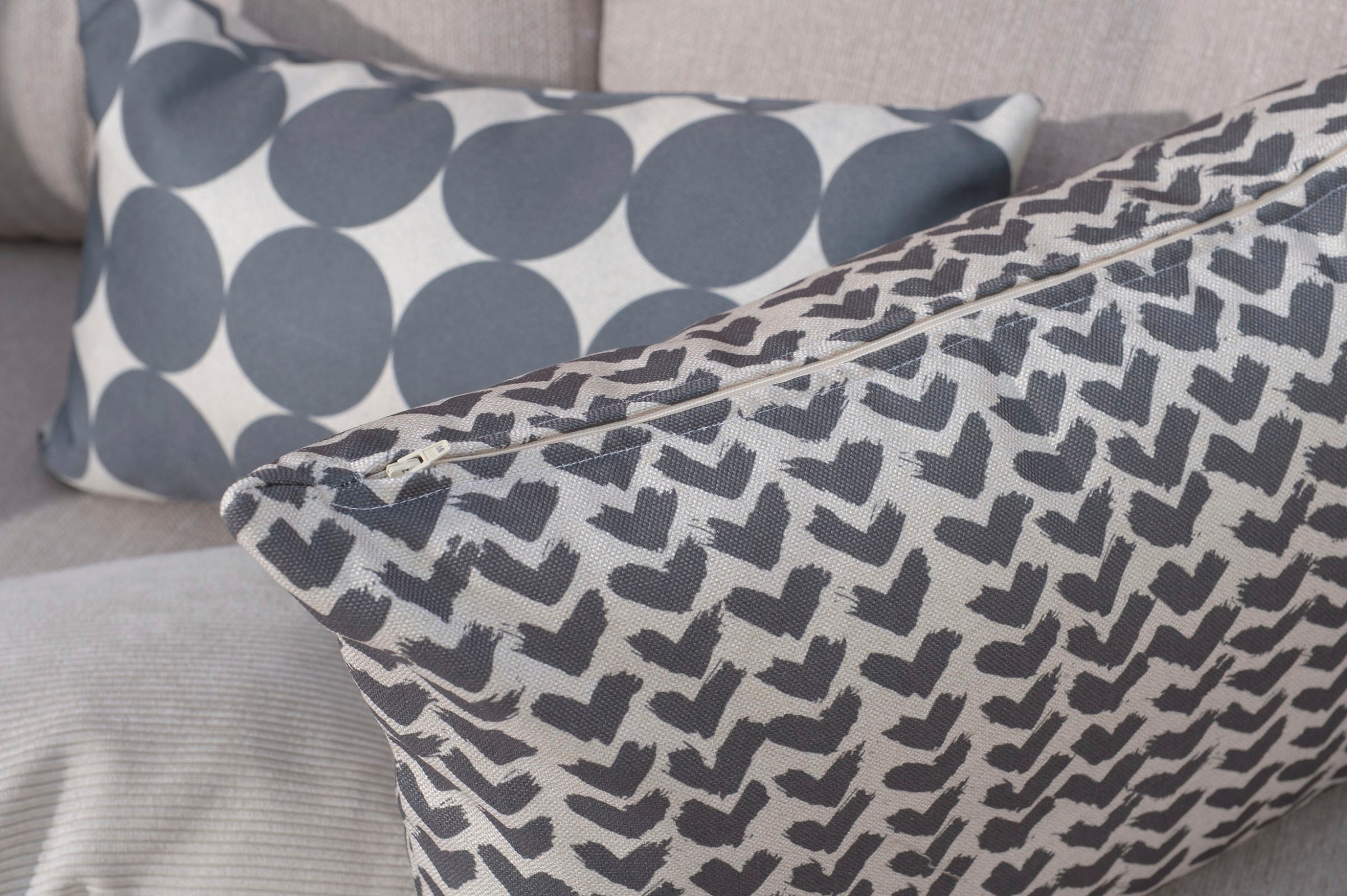 H.O.C.K. Dekokissen »White Heart« mit Herzen, Kissenhülle mit Füllung, 1 Stück