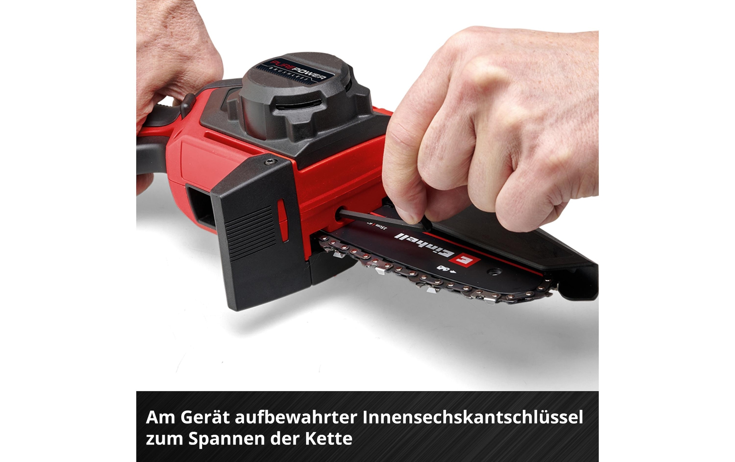 Einhell Akku-Kettensäge »GE-PS 18/15 Li Bag Kit«, (1 tlg.)
