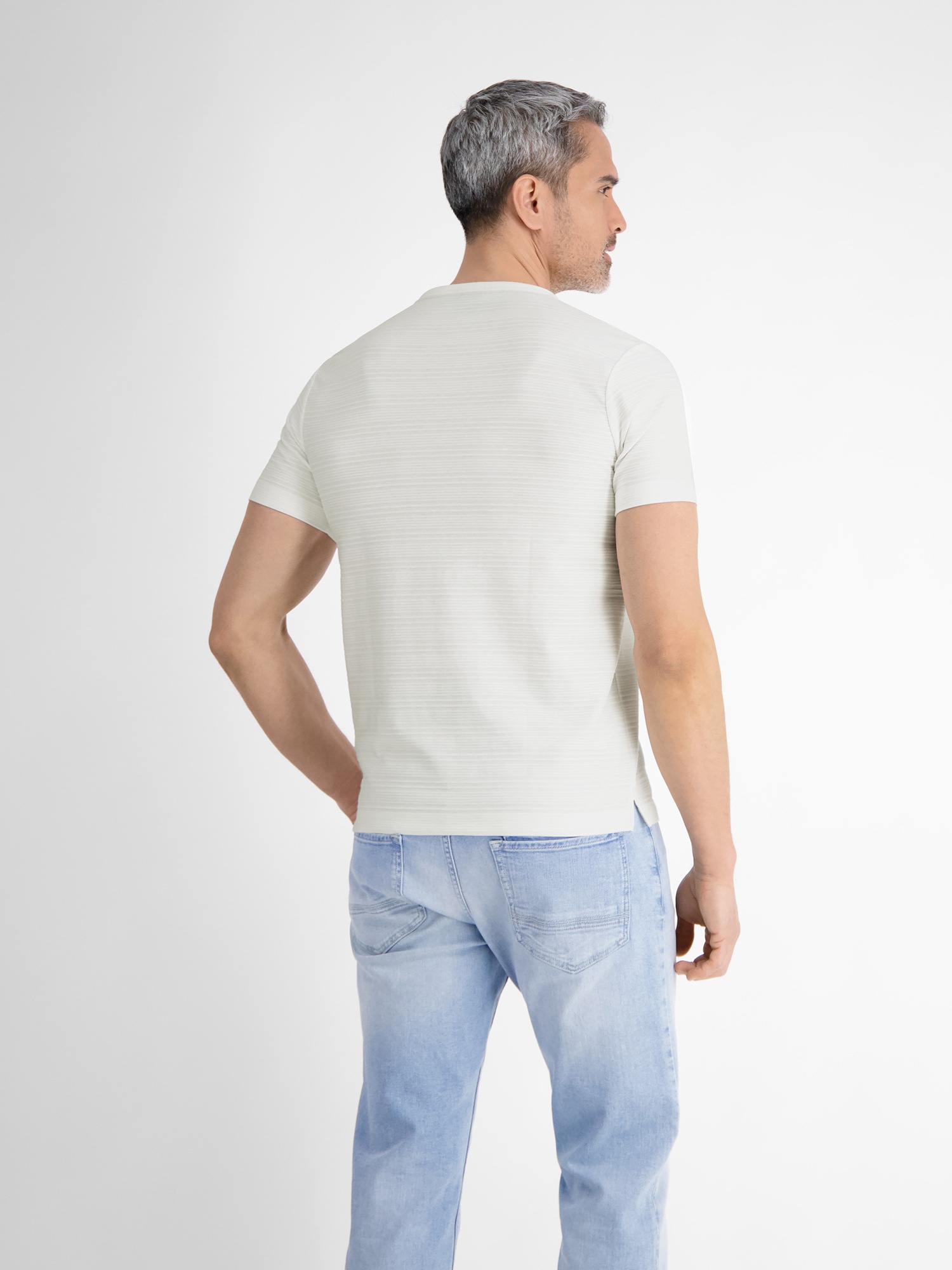 LERROS Henleyshirt »LERROS Serafino-Shirt, sommerlich-tonal gestreift«
