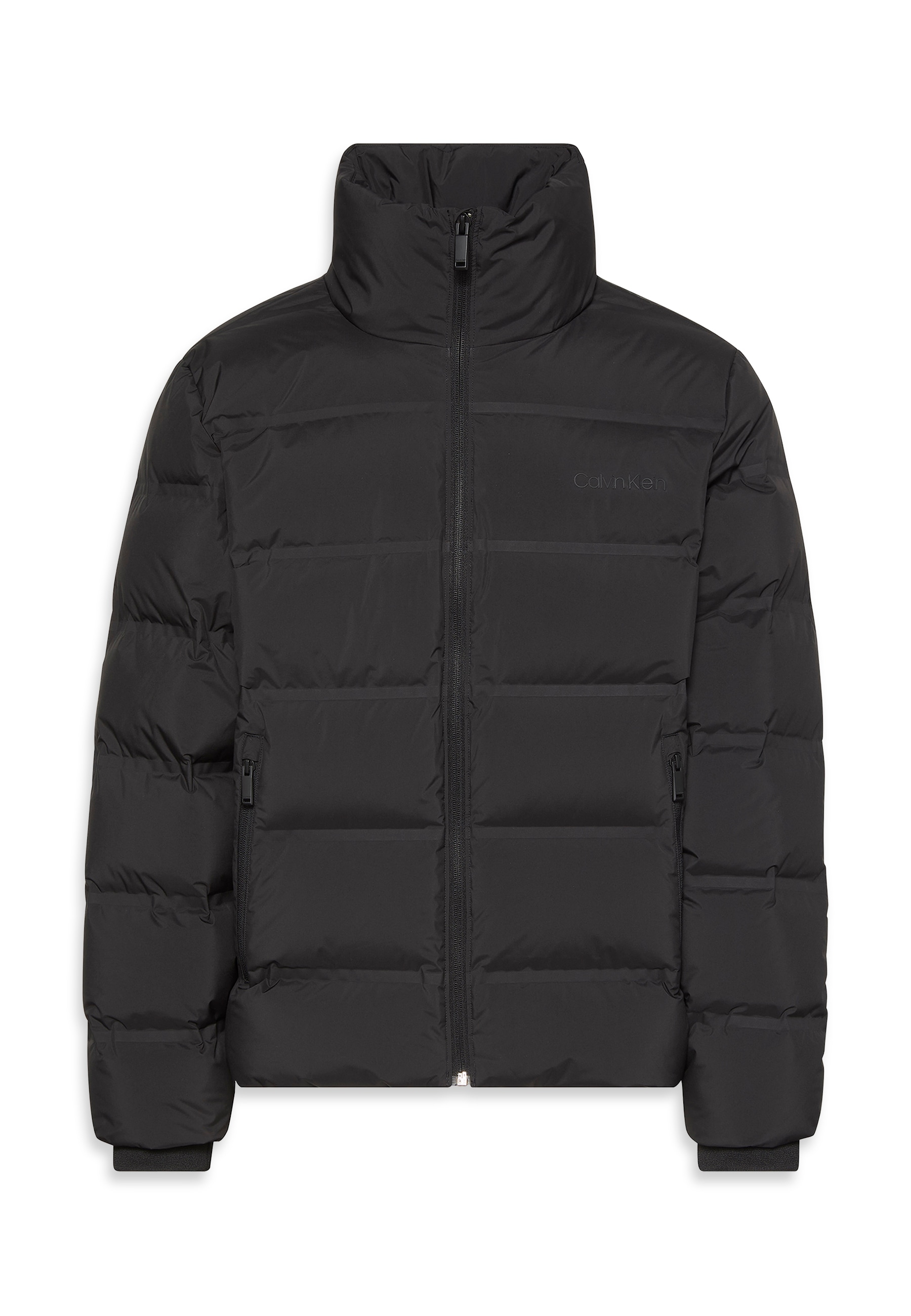 Calvin Klein Steppjacke »LS QUILTED BONDED CHANNEL HD PUF«, ohne Kapuze, Mit Rundhalsausschnitt, regular fit