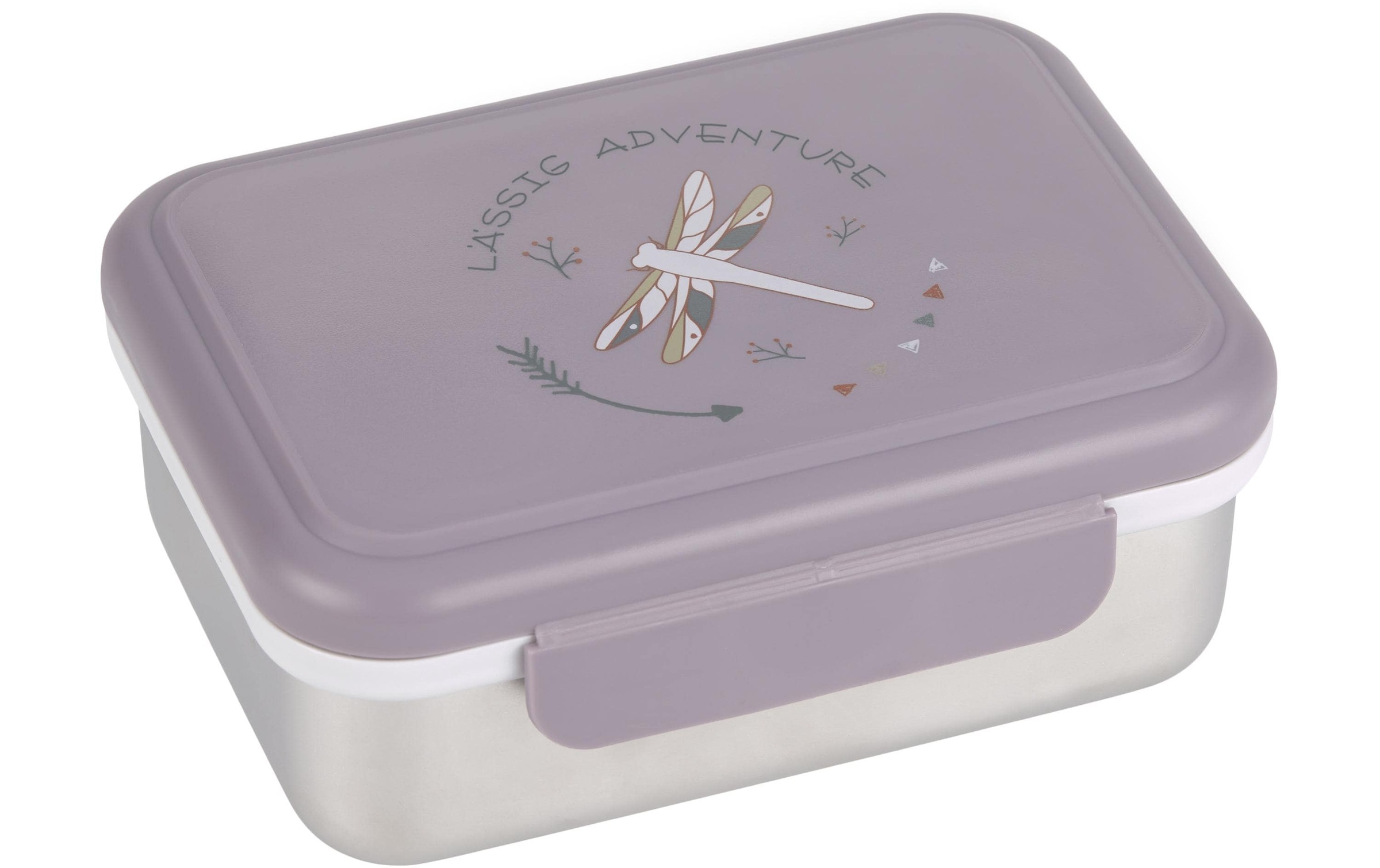 Image of LÄSSIG Lunchbox "Edelstahl Libelle L" 1 Stk. tlg.