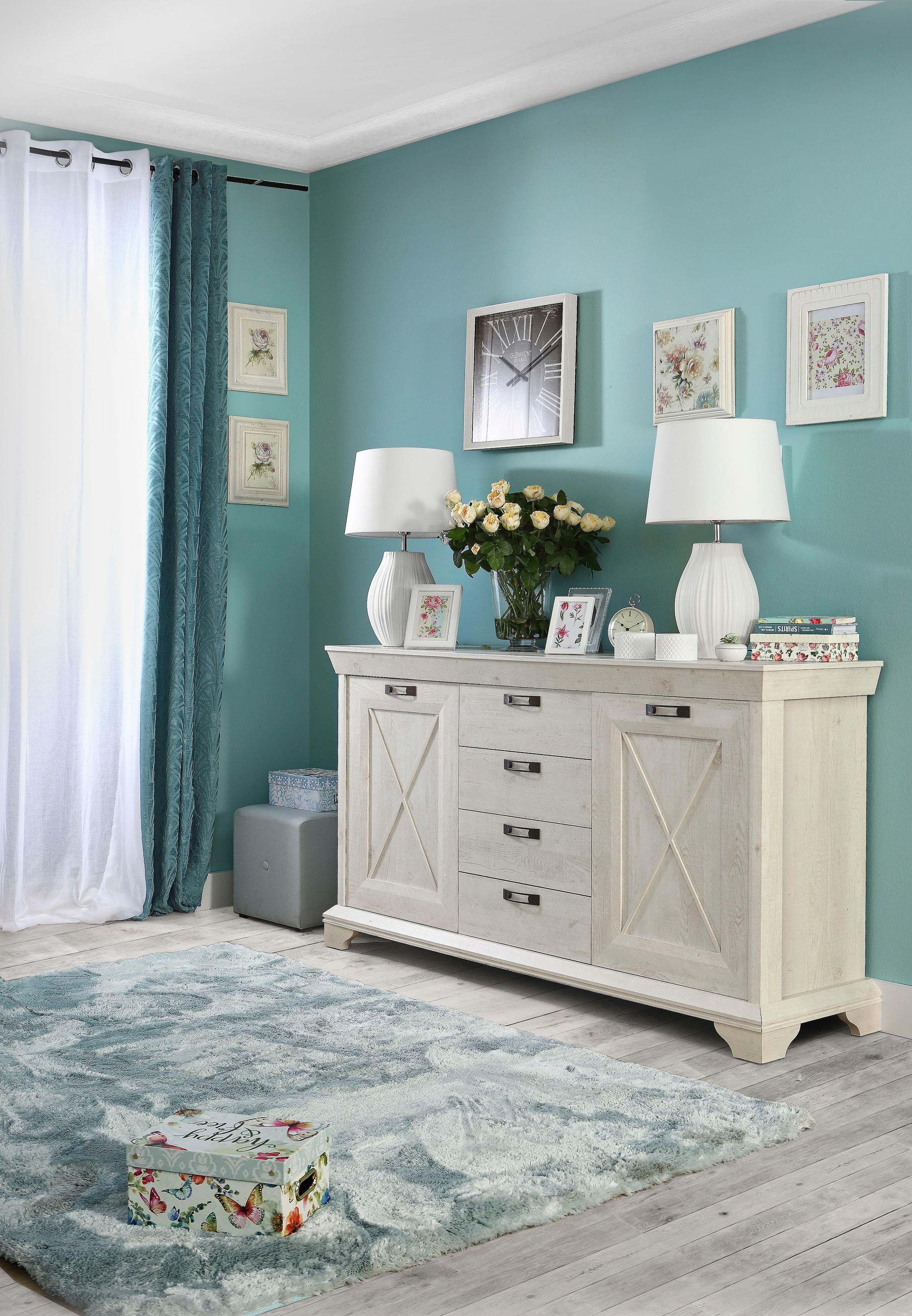 FORTE Highboard »Kashmir« Breite 178 cm
