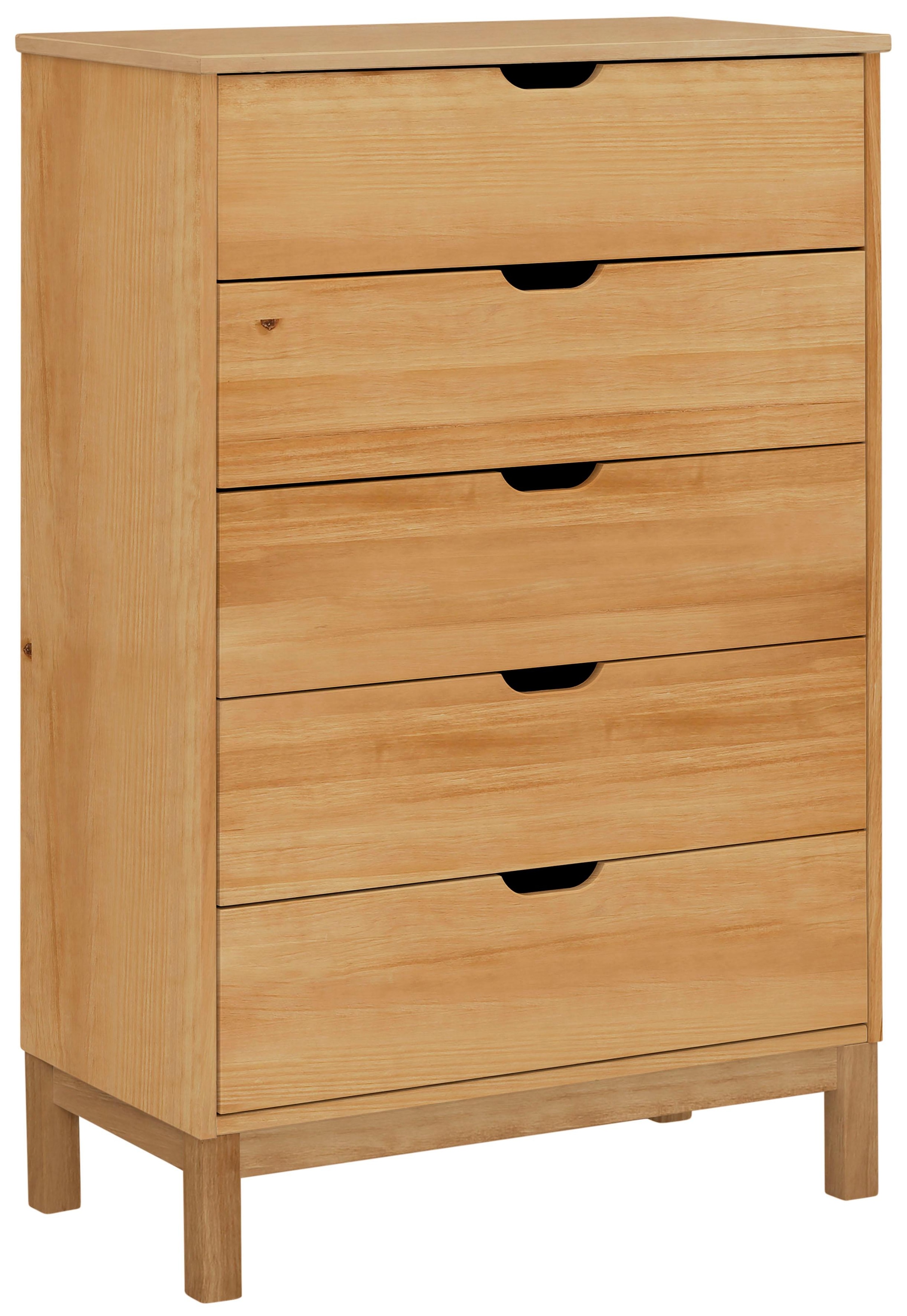 Home affaire Kommode »Post« massives Kiefernholz, mit vielen Stauraummöglichkeiten, Breite 76 cm