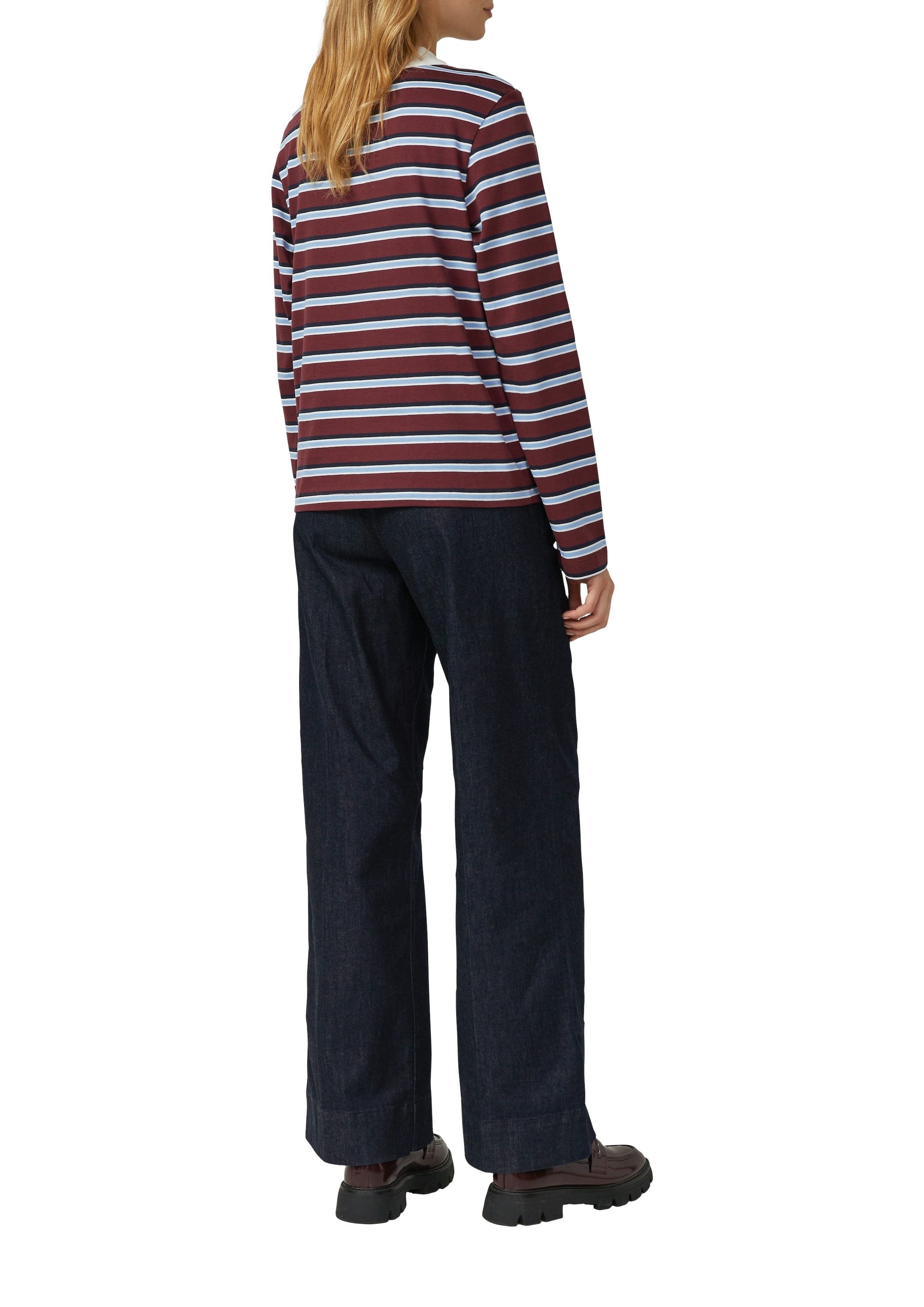 s.Oliver Poloshirt Langarm, mit Streifen