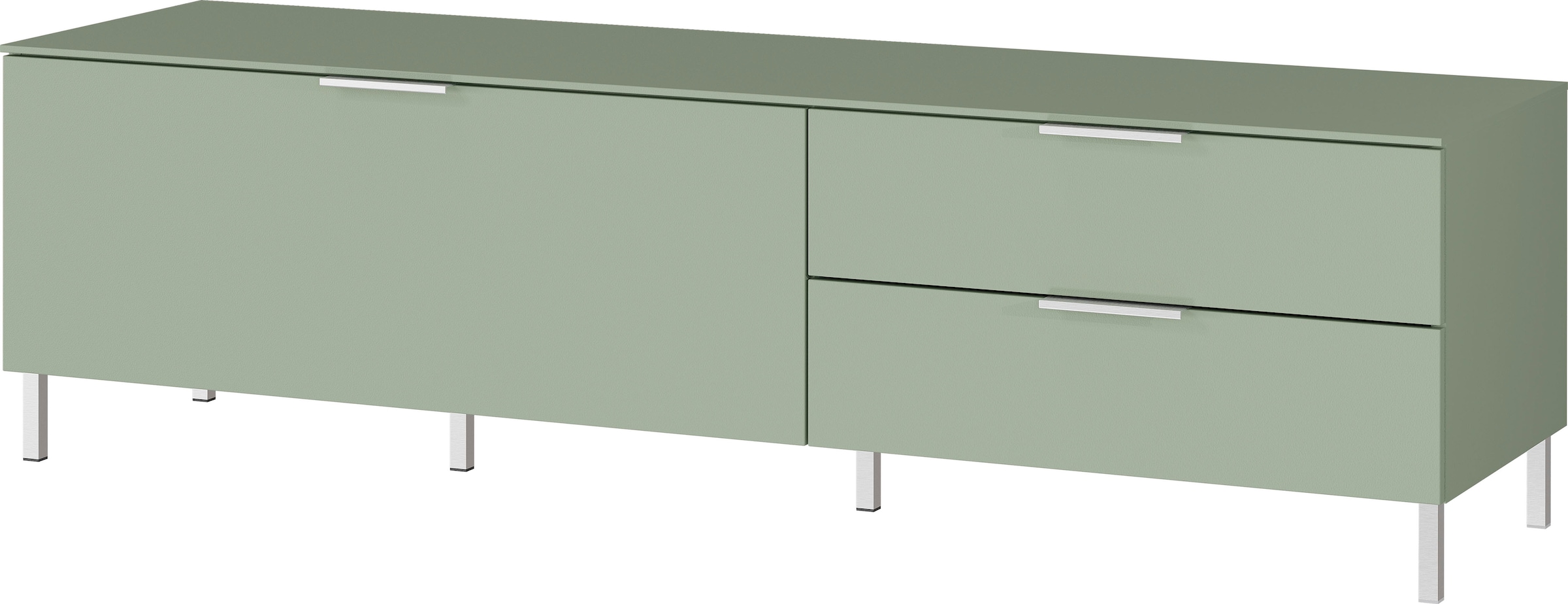 GERMANIA Lowboard »Kenora«, Soft und Fussvarianten Schubladen, bei zwei acheter close-Funktion Türen inkl. confortablement