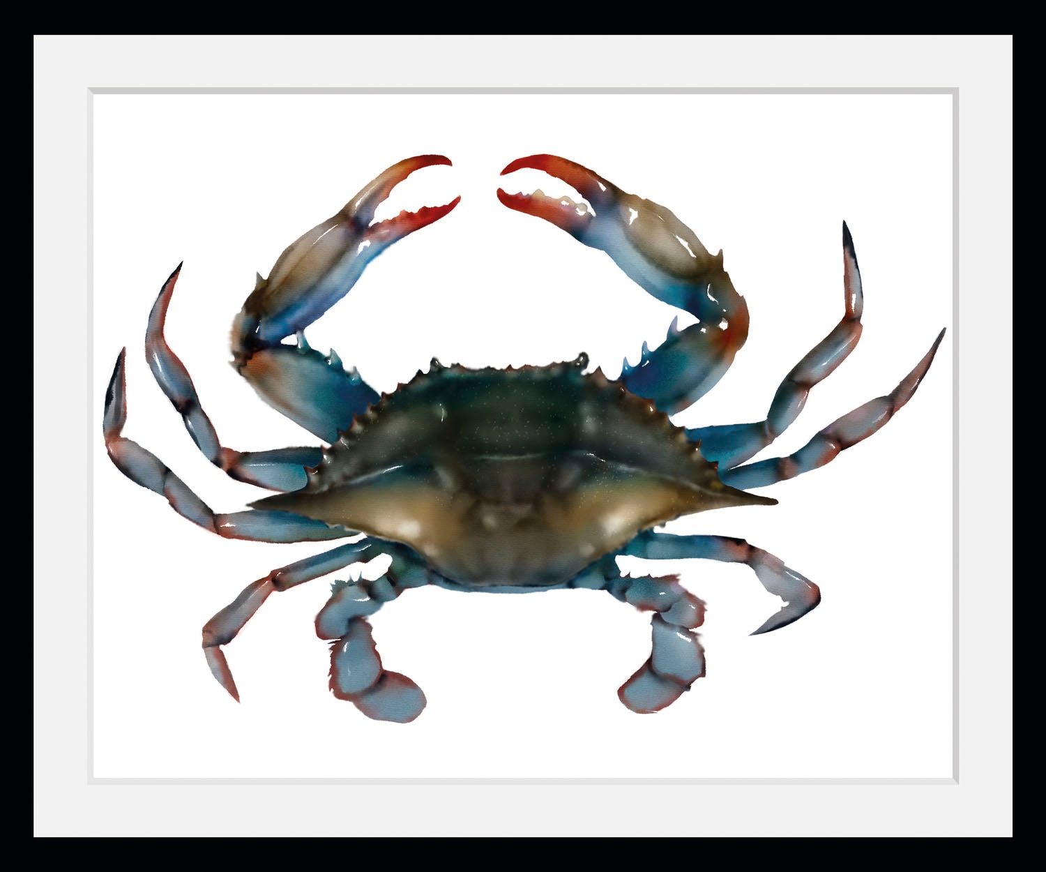 queence Image »Mr. Krabs« 1 cuis tlg. HD Premium Poster-Druck inkl. Holzrahmen