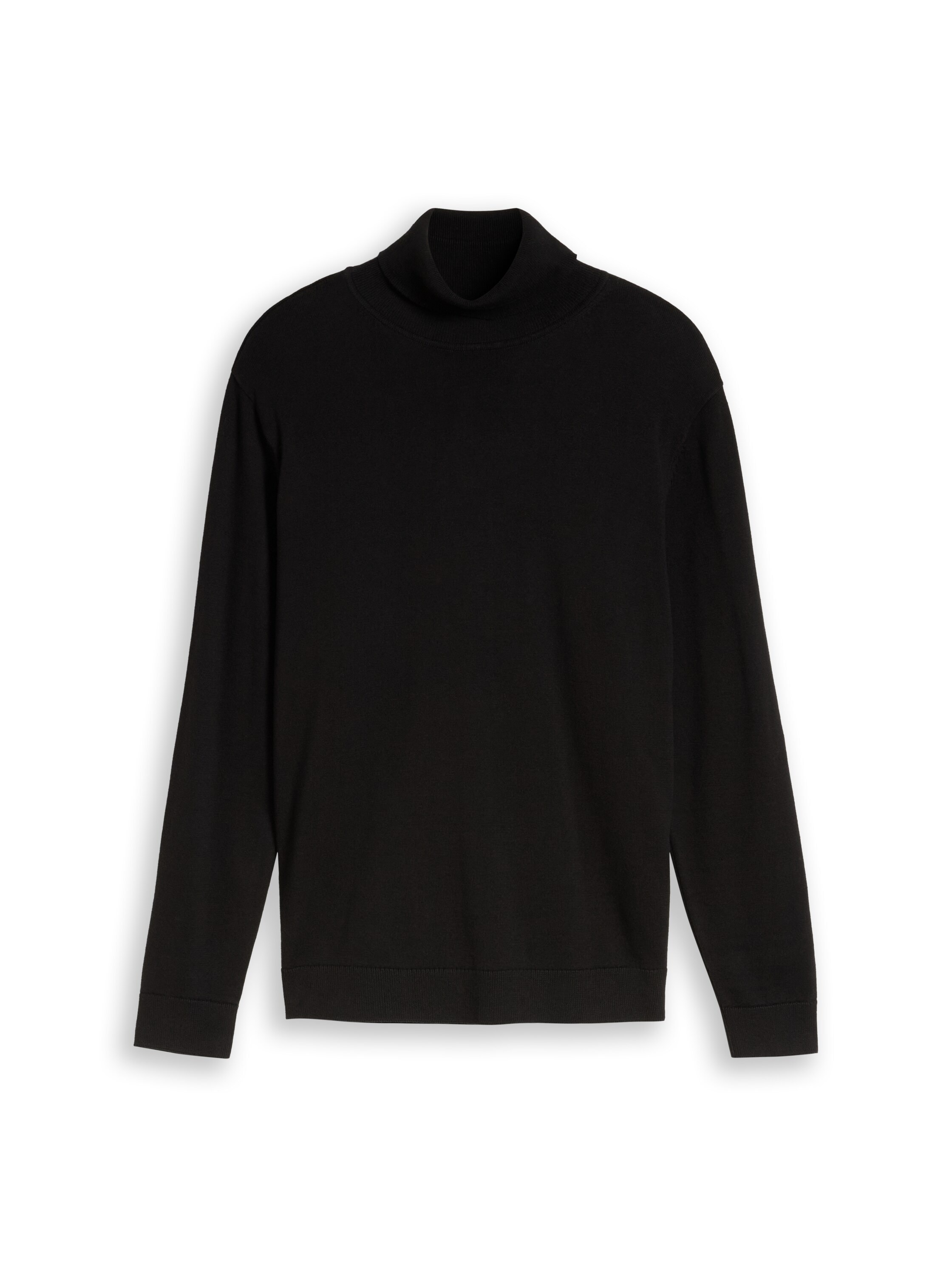 TOM TAILOR Pull à col roulé design tricoté
