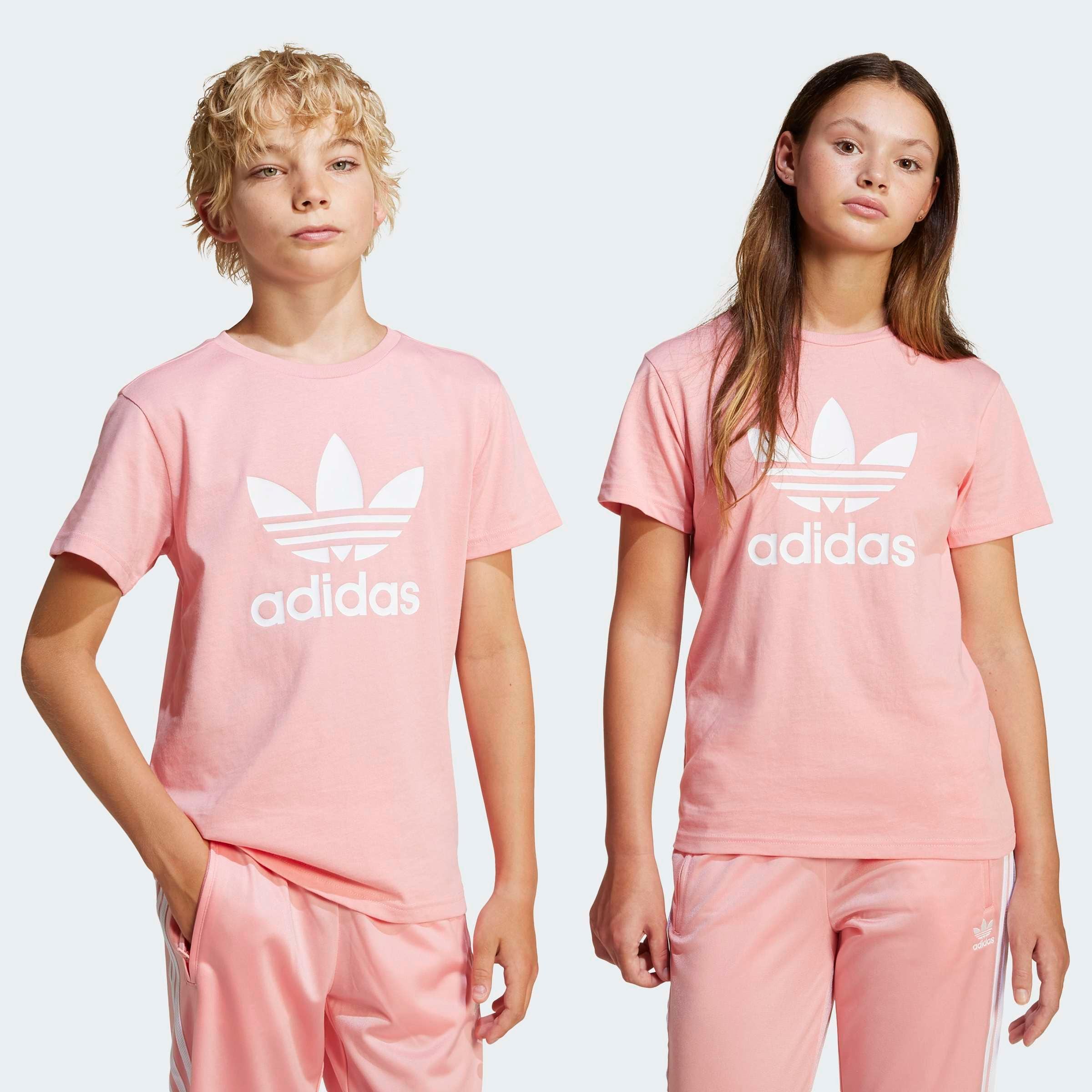 Image of adidas Originals T-Shirt "ADICOLOR TREFOIL KIDS" für Kinder und Teens, sportlicher Stil, ohne Verschluss