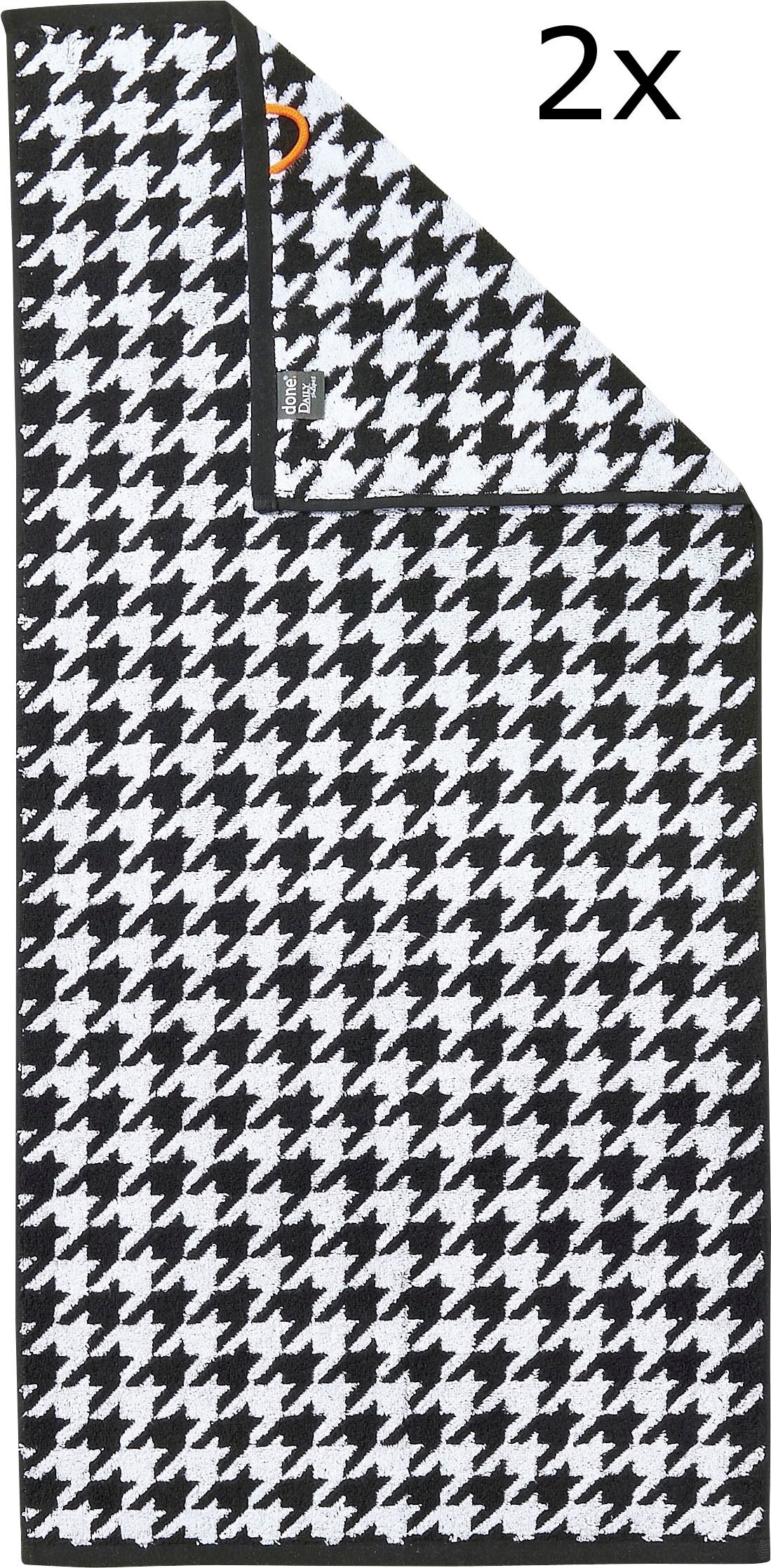 Image of done.® Handtuch Set »Daily Shapes Bird«, Set, 2 tlg., Jacquard-Walkfrottier, Jacquardgewebe, modernes Muster, in verschiedenen Set Varianten erhältlich bei Ackermann Versand Schweiz