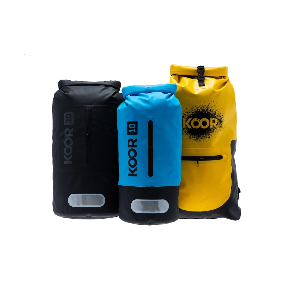 KOOR Drybag »Bag Rolltop Gelb 20 l«