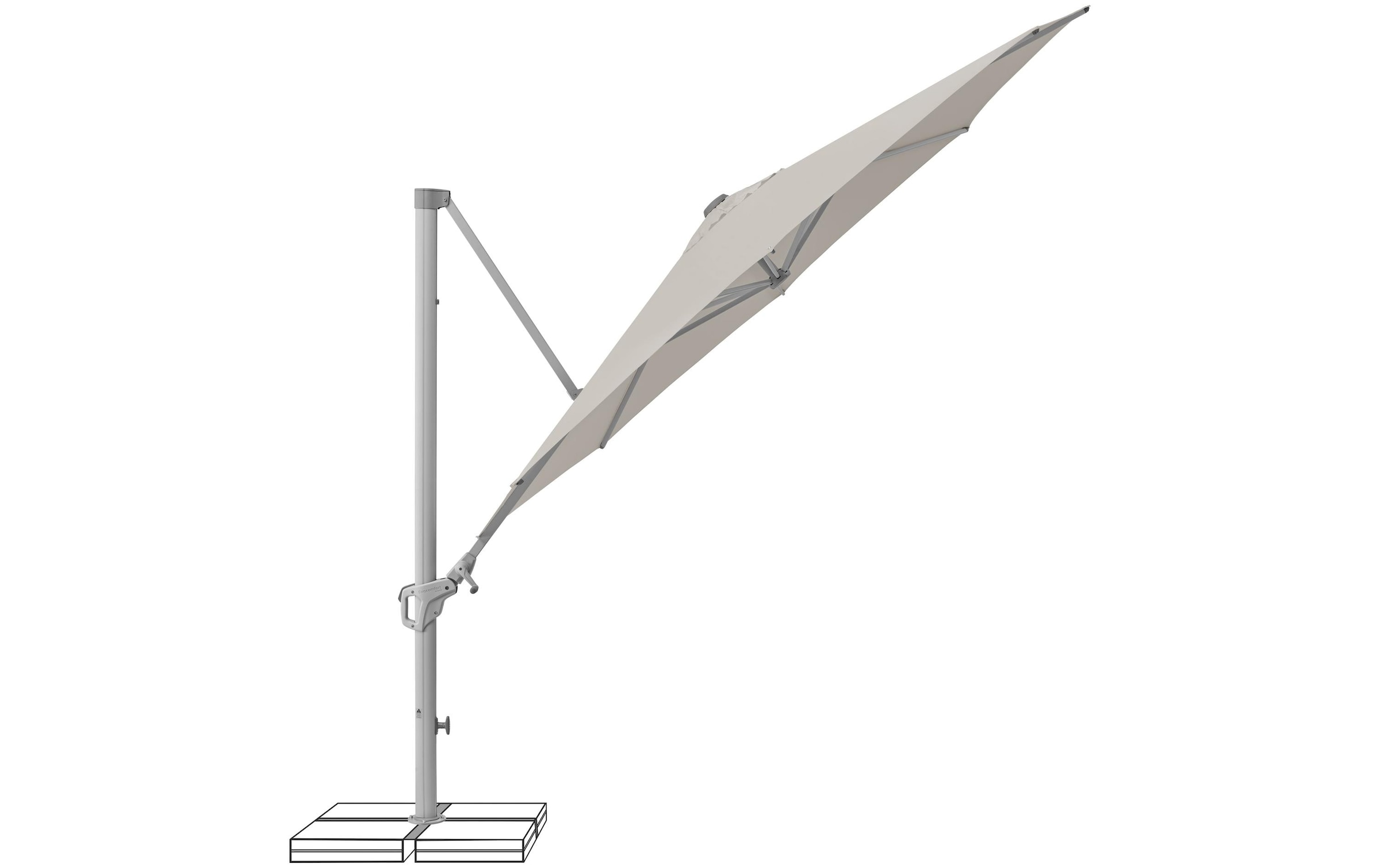   Parasol »Suncomfort by Glatz Familyflex Ø 300 cm« Freiarmschirm
