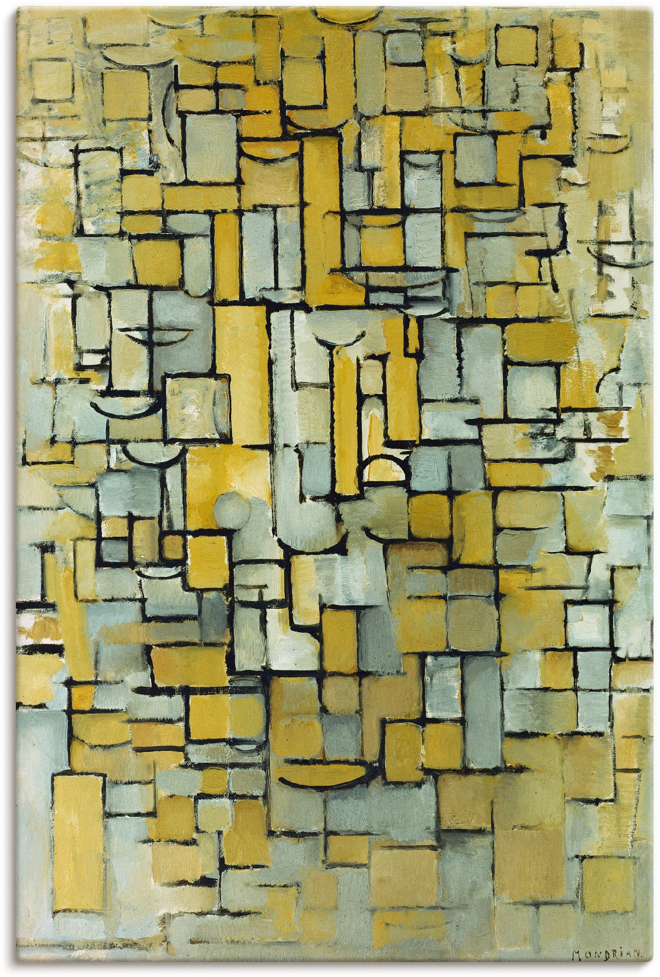 Image of Artland Wandbild »Komposition. 1913.«, Muster, (1 St.), in vielen Grössen & Produktarten - Alubild / Outdoorbild für den Aussenbereich, Leinwandbild, Poster, Wandaufkleber / Wandtattoo auch für Badezimmer geeignet bei Ackermann Versand Schweiz