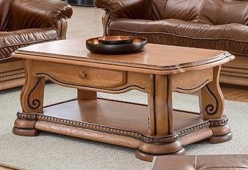 Image of Premium collection by Home affaire Couchtisch »Grizzly«, aus massiver Eiche, 134 cm breit bei Ackermann Versand Schweiz