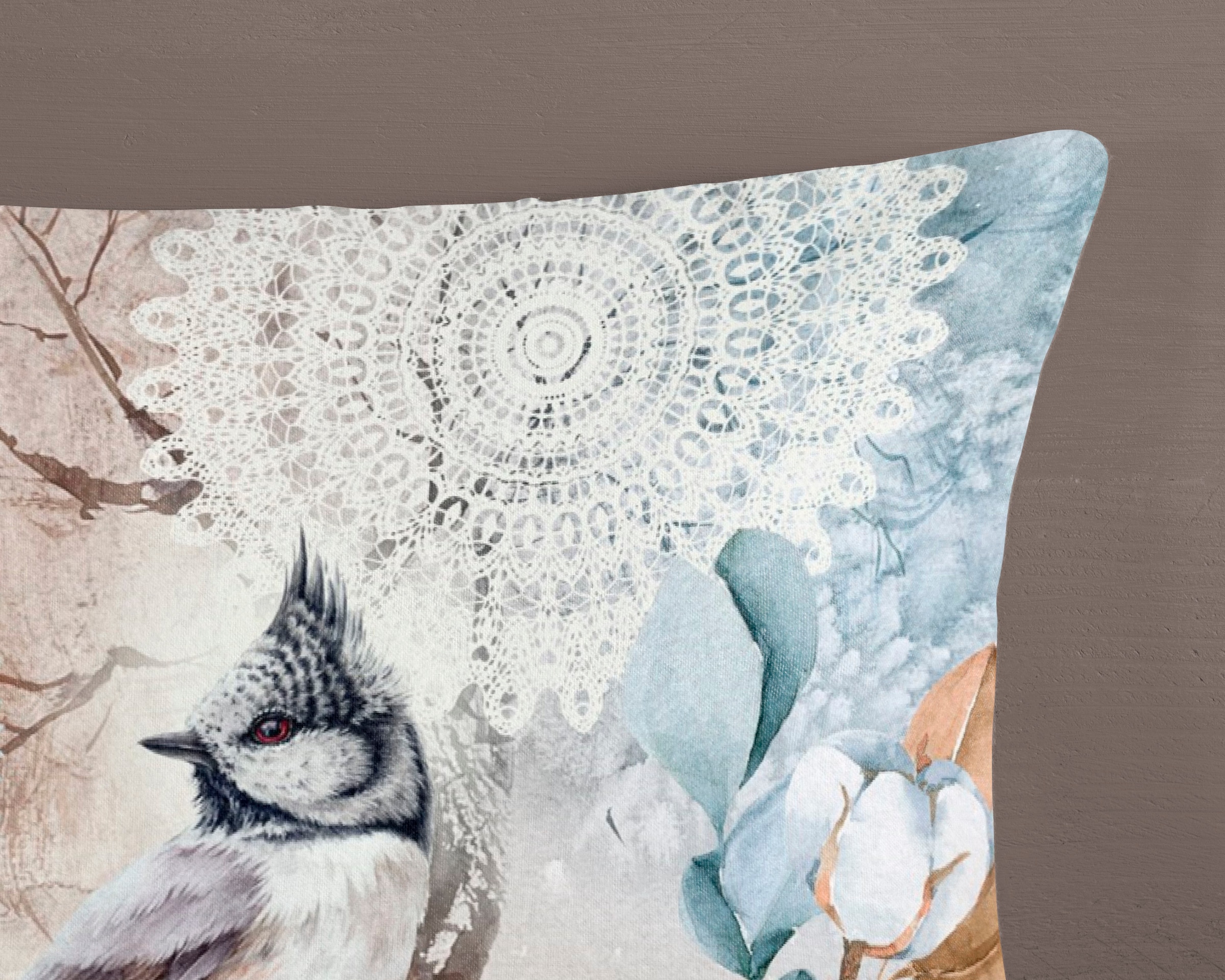 hip Wendebettwäsche »Frior«, Biber, 135x200, Warm, Weich, Wendeoptik, Reissverschluss, Mandala, Sand