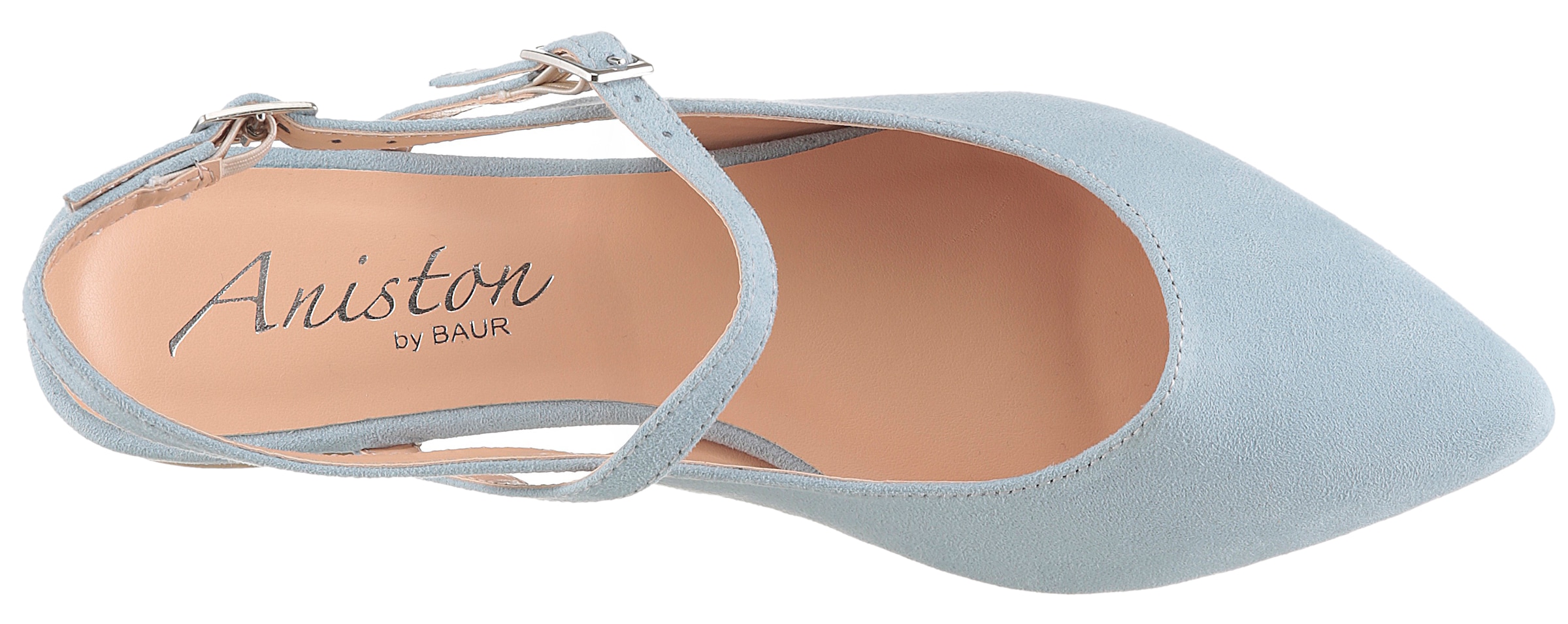 Aniston SHOES Pompes à sling  plat, chaussure d'été, sandale à brides - forme étroite