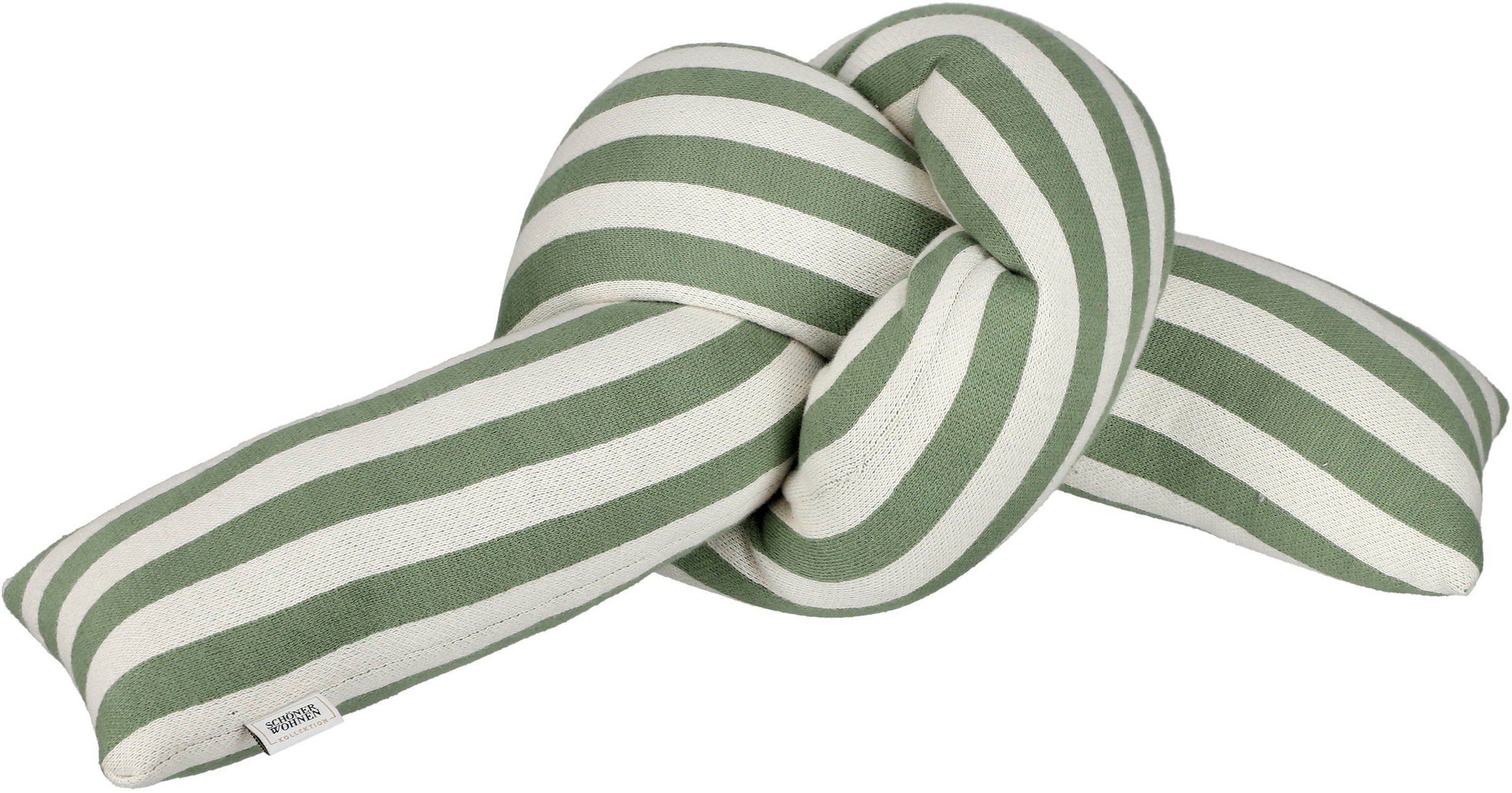 Image of SCHÖNER WOHNEN-Kollektion Dekokissen "Jolly" geknotetes Kissen aus zweifarbigem Feinstrick