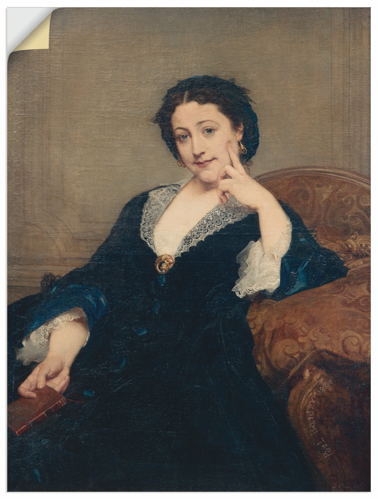 Image of Artland Wandbild »Madeleine Brohan«, Portrait, (1 St.), in vielen Grössen & Produktarten - Alubild / Outdoorbild für den Aussenbereich, Leinwandbild, Poster, Wandaufkleber / Wandtattoo auch für Badezimmer geeignet bei Ackermann Versand Schweiz