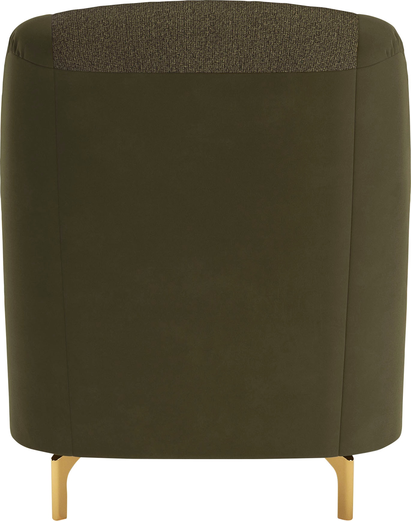 sit&more Sessel »Orient«, inkl. 1 Zierkissen mit Strass-Stein, goldfarbenfabene Metallfüsse