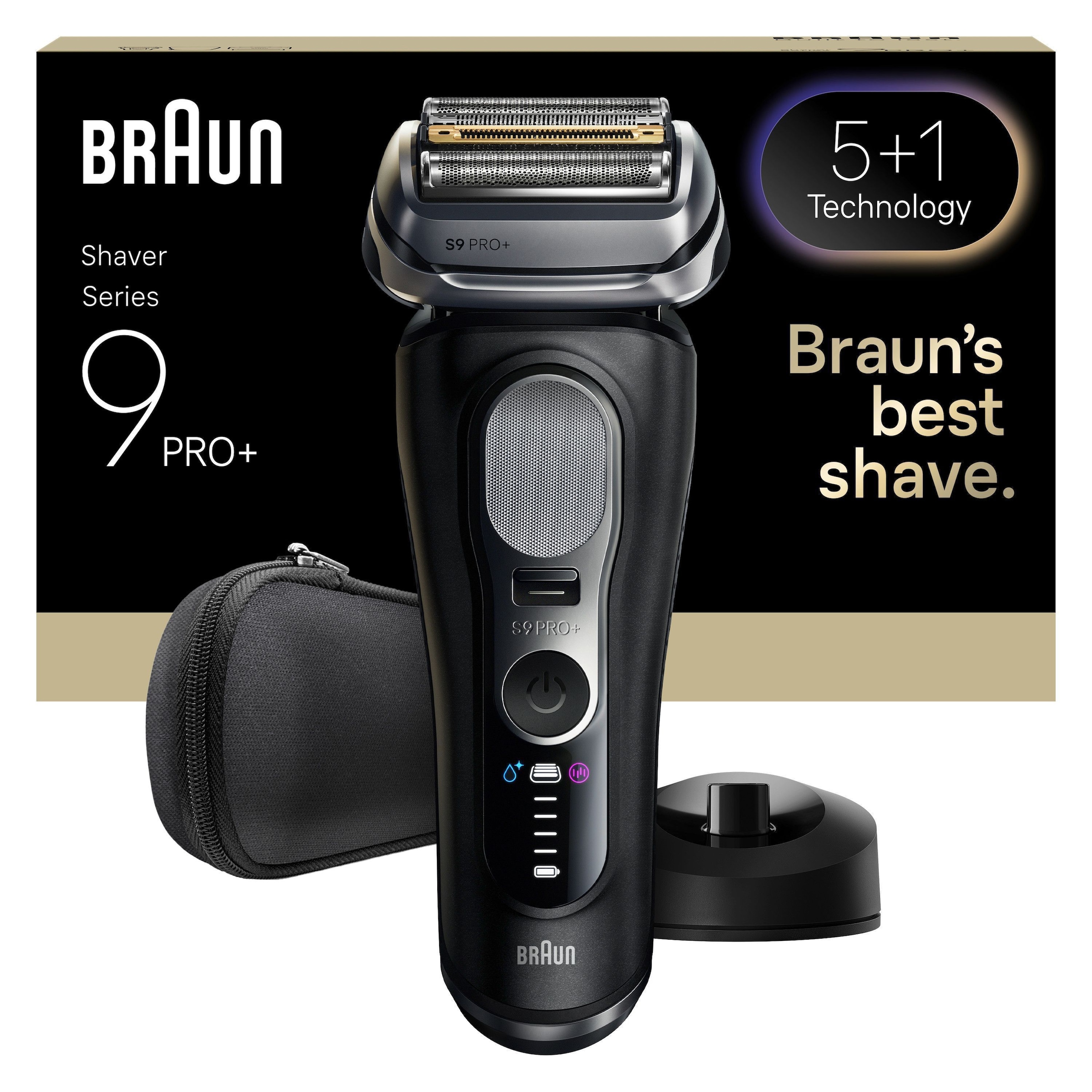 Braun Rasoirs électriques »Series 9 9610s« Tondeuse de précision intégrée Pro-SensoAdapt, Ladeständer, 5+1 ultradünne Präzisionsklingen