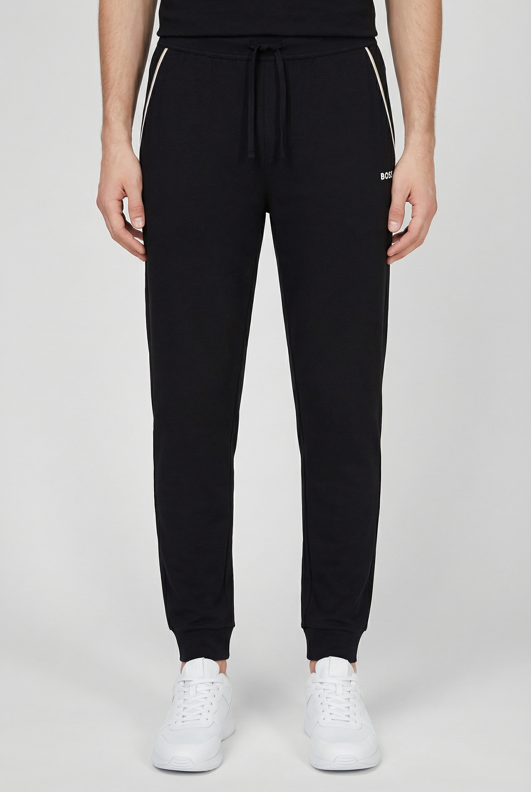 Image of BOSS Pyjamahose "Unique" bequeme Jogginghose