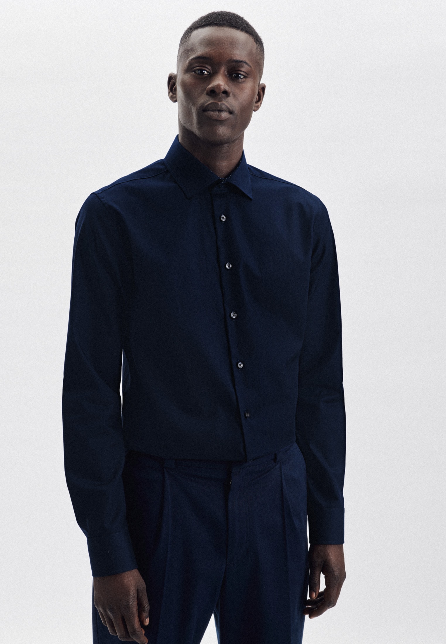 seidensticker Businesshemd »Schwarze Rose« X-Slim 1/1 Kentkragen Uni