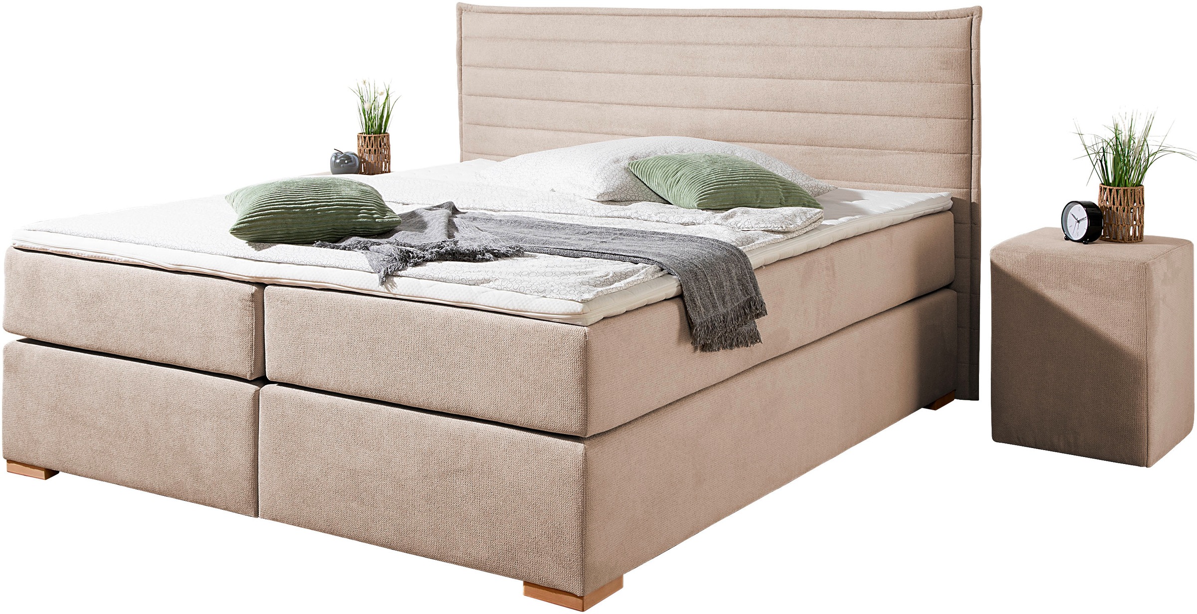 Home affaire Boxspringbett »"Östermoor"«, in H2, H3 oder H4 erhältlich