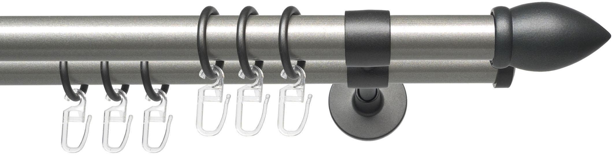 Image of Liedeco Gardinenstange »Lan Mush«, 2 läufig-läufig, Fixmass, 2-läufig im Fixmass Ø 20 mm bei Ackermann Versand Schweiz