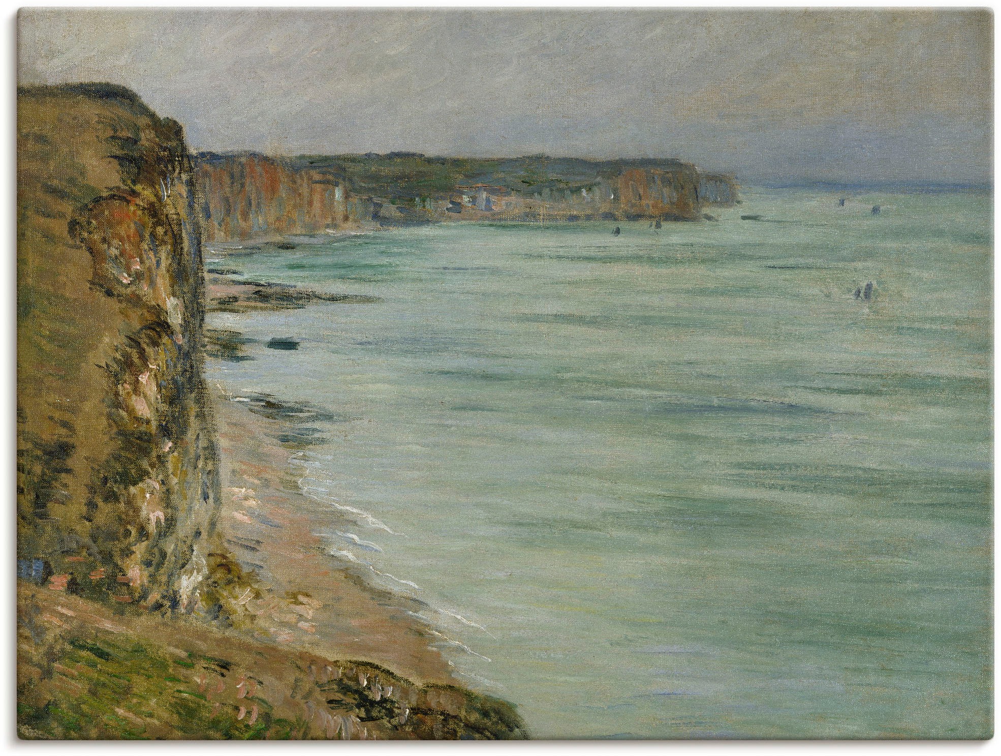 Image of Artland Wandbild »Küste bei Fécamp (Temps calme). 1881.«, Küste, (1 St.), in vielen Grössen & Produktarten - Alubild / Outdoorbild für den Aussenbereich, Leinwandbild, Poster, Wandaufkleber / Wandtattoo auch für Badezimmer geeignet bei Ackermann Versand S