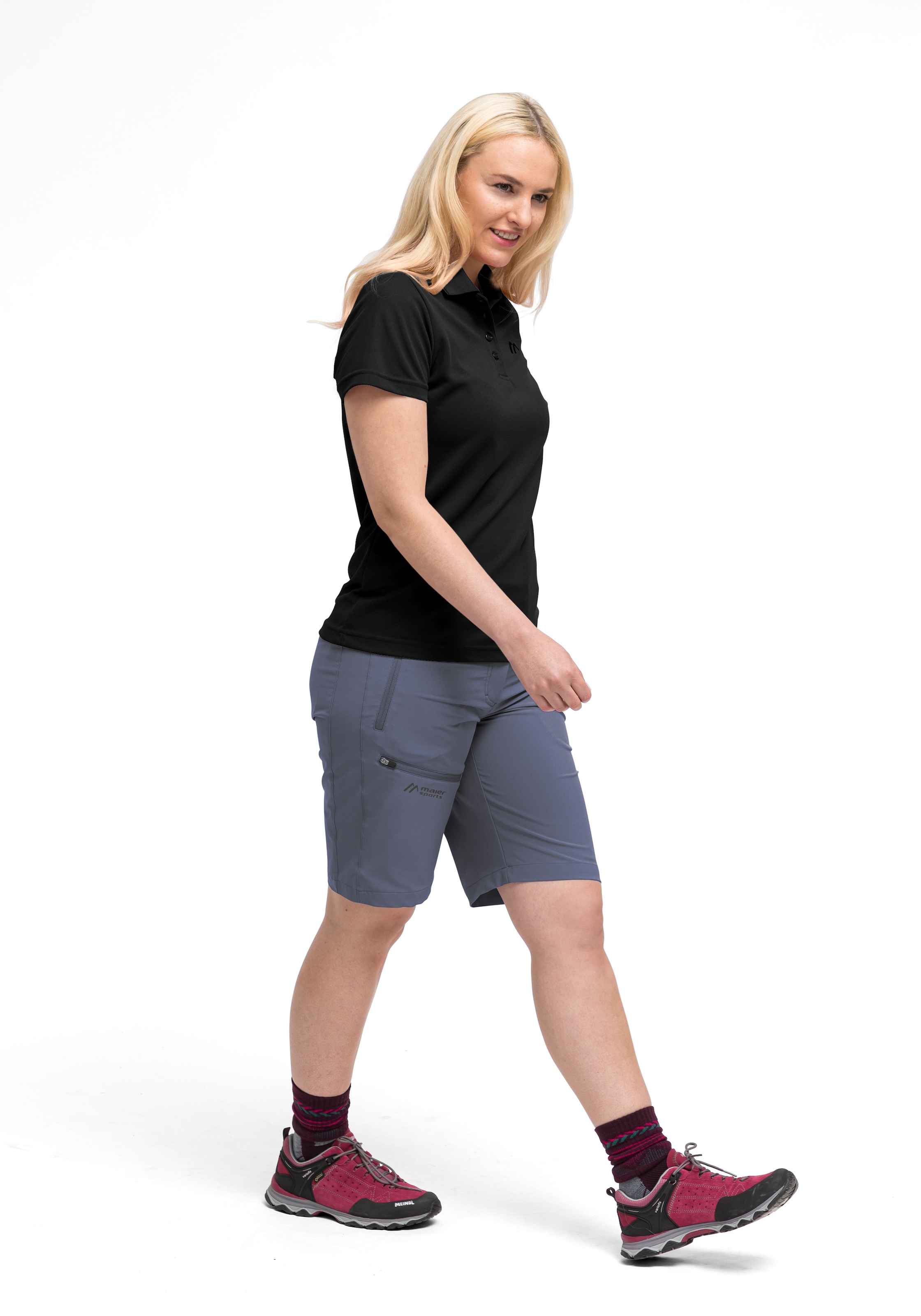 Maier Sports Poloshirt »Ulrike« Damen Polo kurzarm, leichtes Shirt, Funktionsshirt mit Kragen, Reg Fit