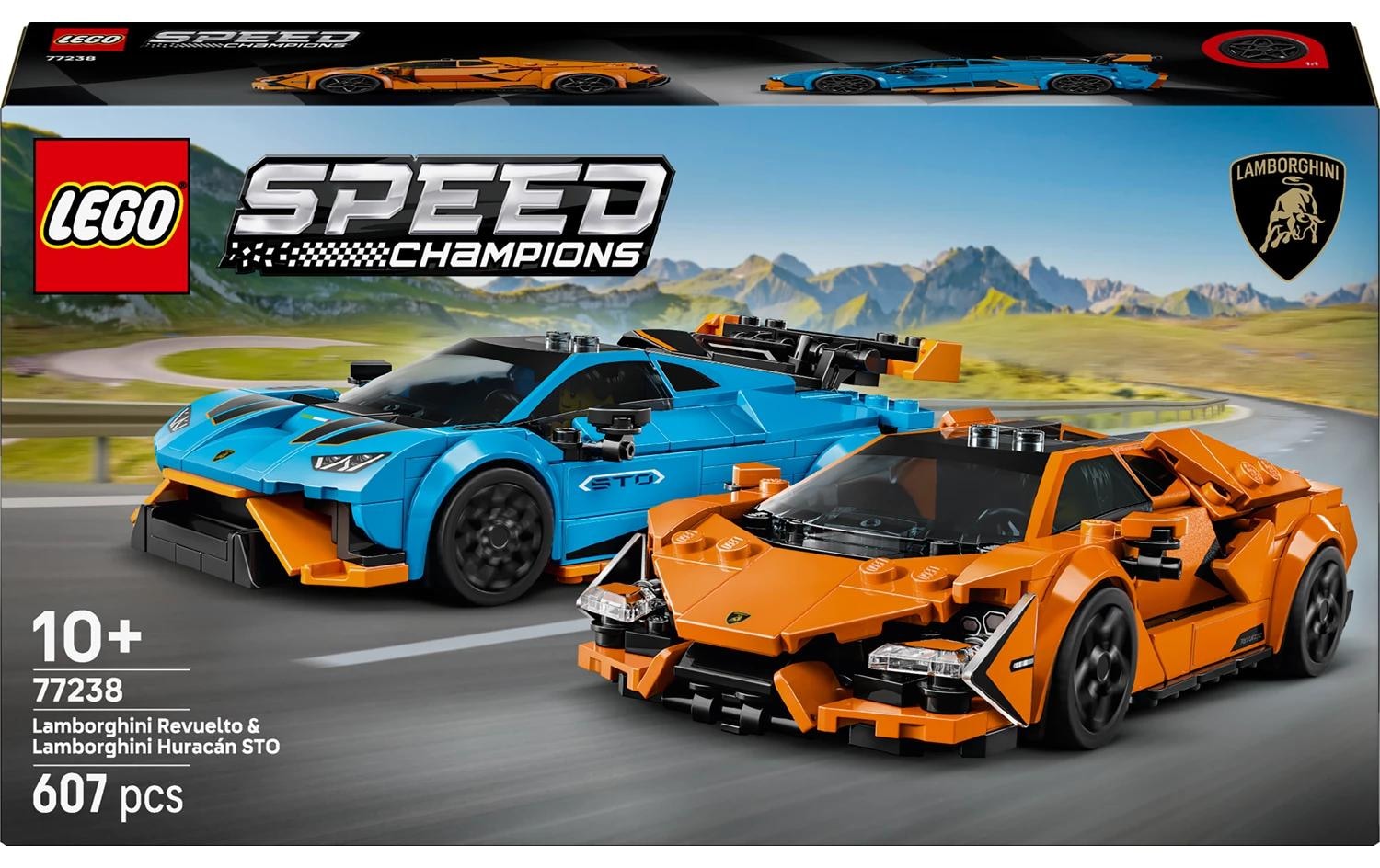 LEGO® Spielbausteine »LEGO® Speed Champions Lamborghini Revuelto und Huracán STO 77238«