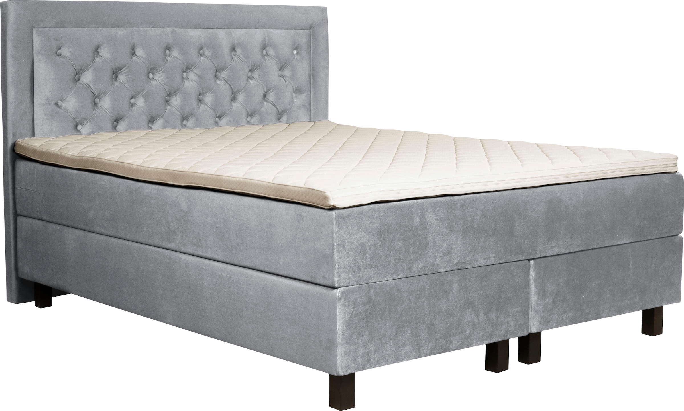 Home affaire Boxspringbett »Jeanne« inkl. Topper mit Taschen-Federkernmatratze