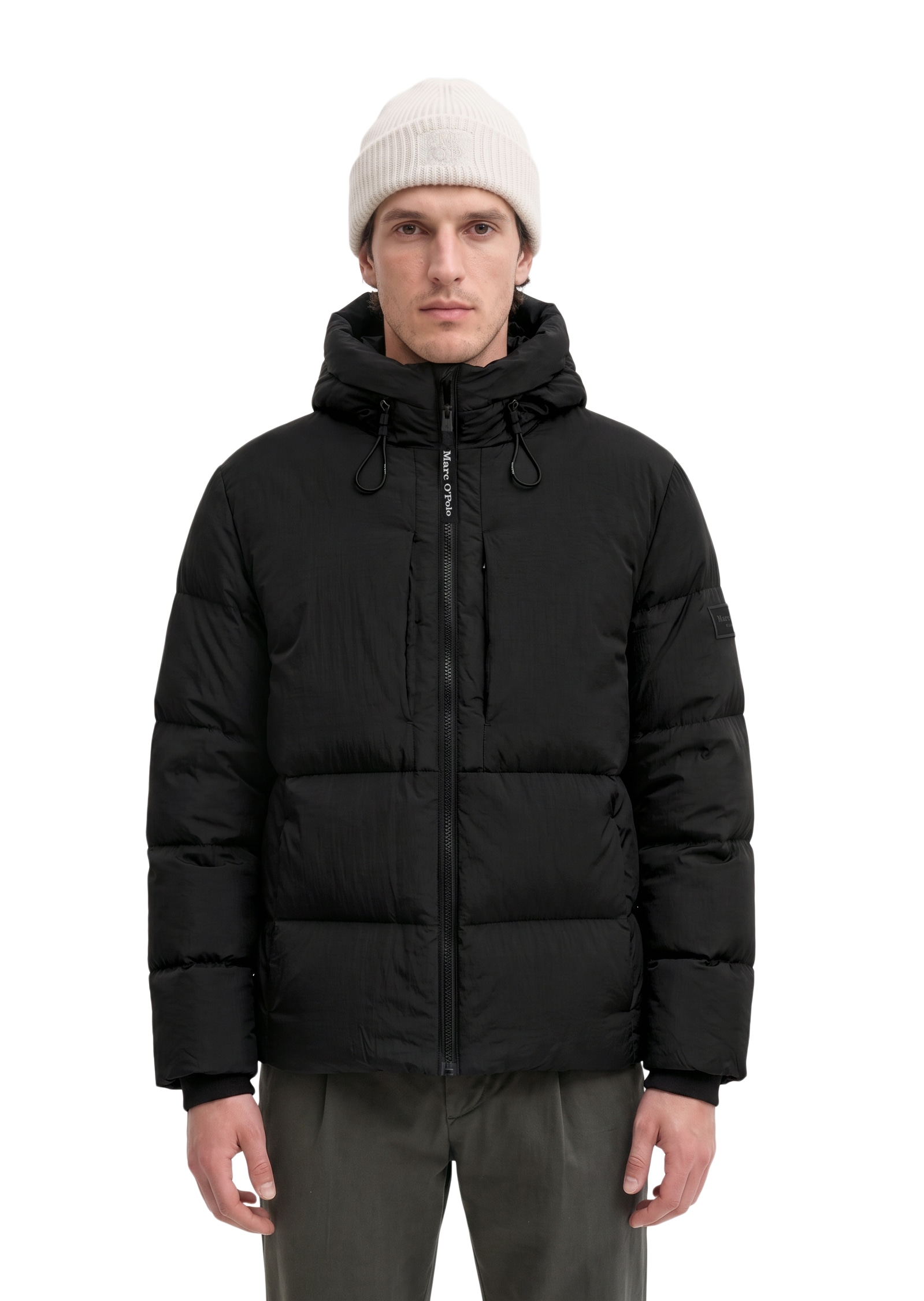 Image of Marc OPolo Steppjacke "relaxed leicht und wasserabweisend" mit Kapuze wärmende Füllung