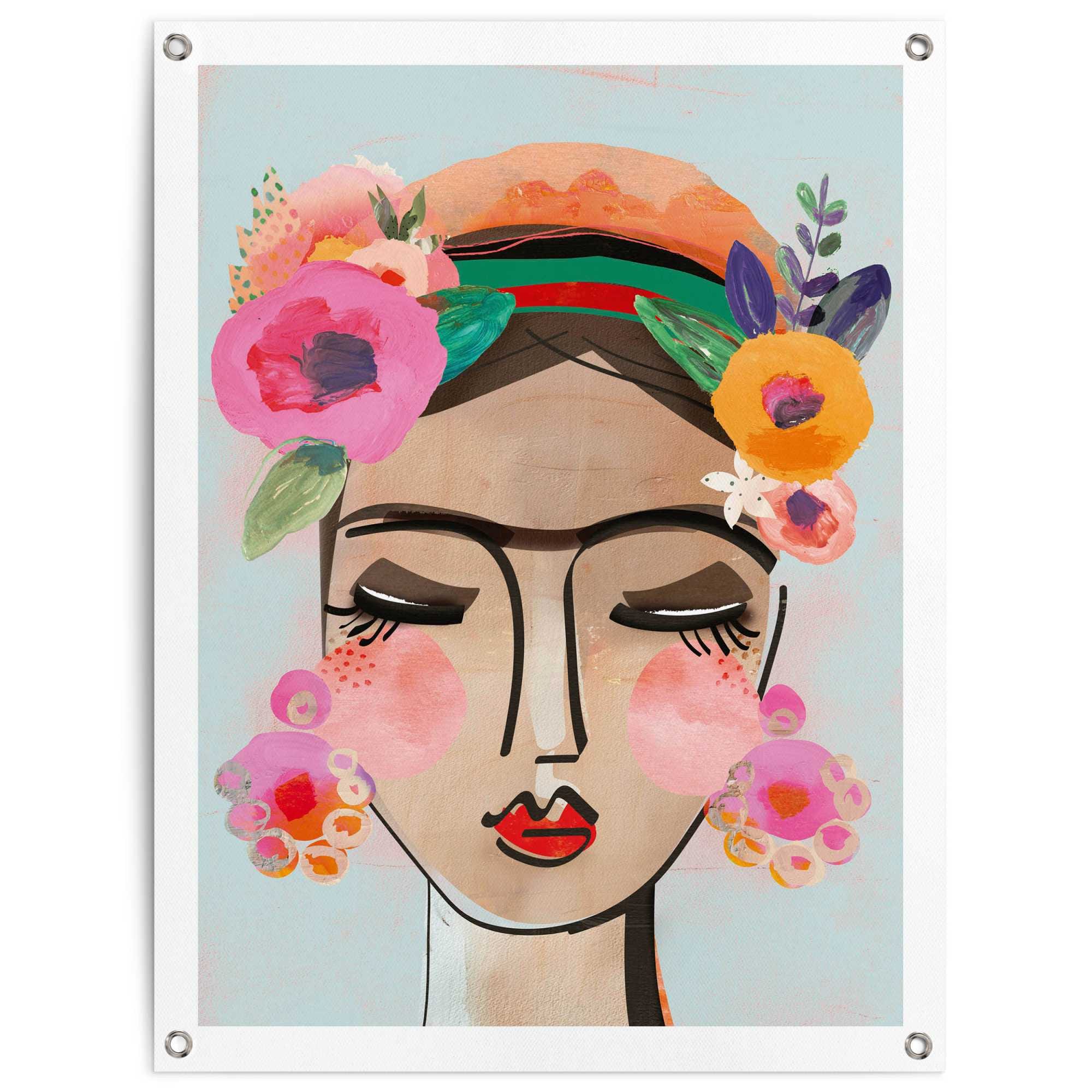 Image of Reinders Poster "Happy Face" Outdoor für Garten oder Balkon