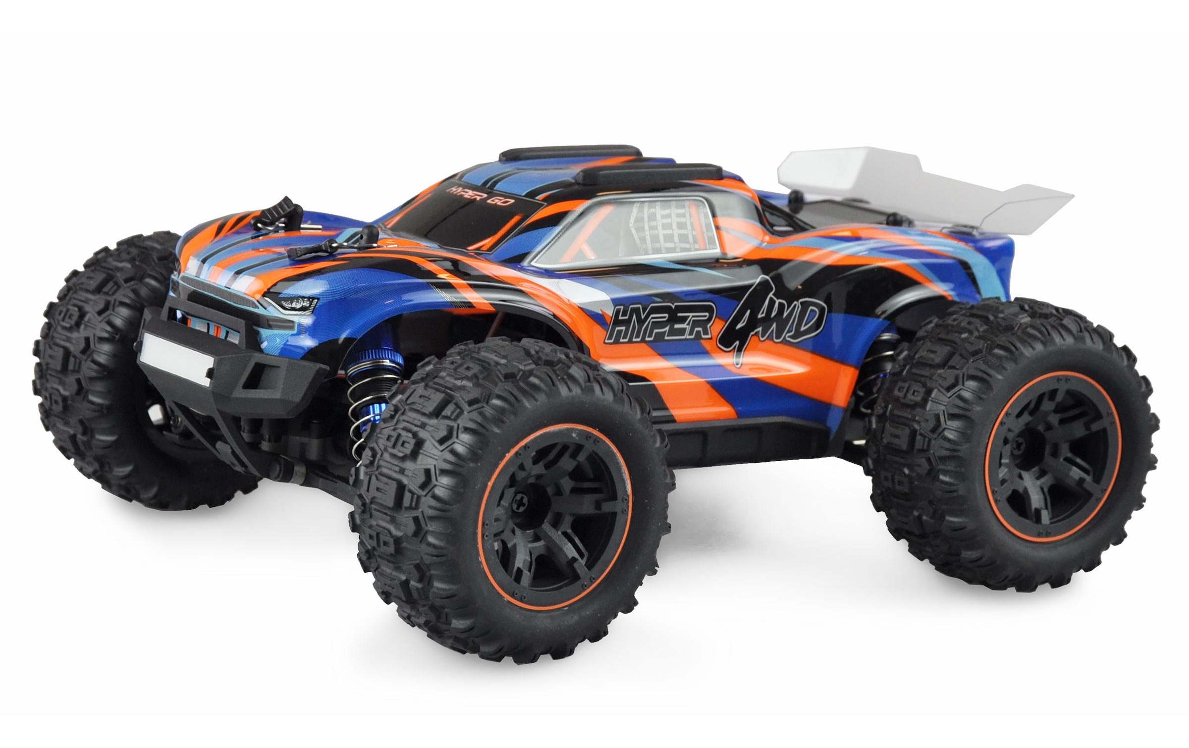 RC-Auto »Hyper GO Brushed 4WD Blau/Orange RTR«
