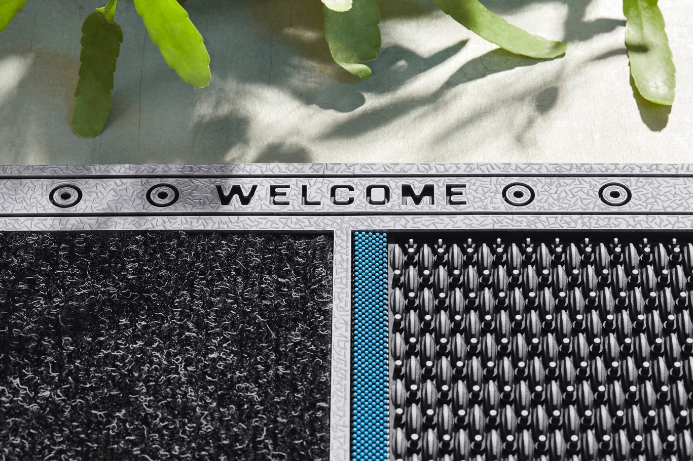 Home2Fashion Fussmatte »Clean Colorado RE«, rechteckig, 12 mm Höhe, Schmutzfangmatte, mit Spruch, robust, In- und Outdoor geeignet