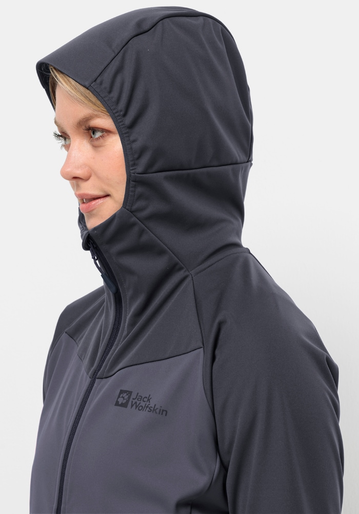 Jack Wolfskin Outdoorjacke »BRISSTAL HOODY W« mit Kapuze