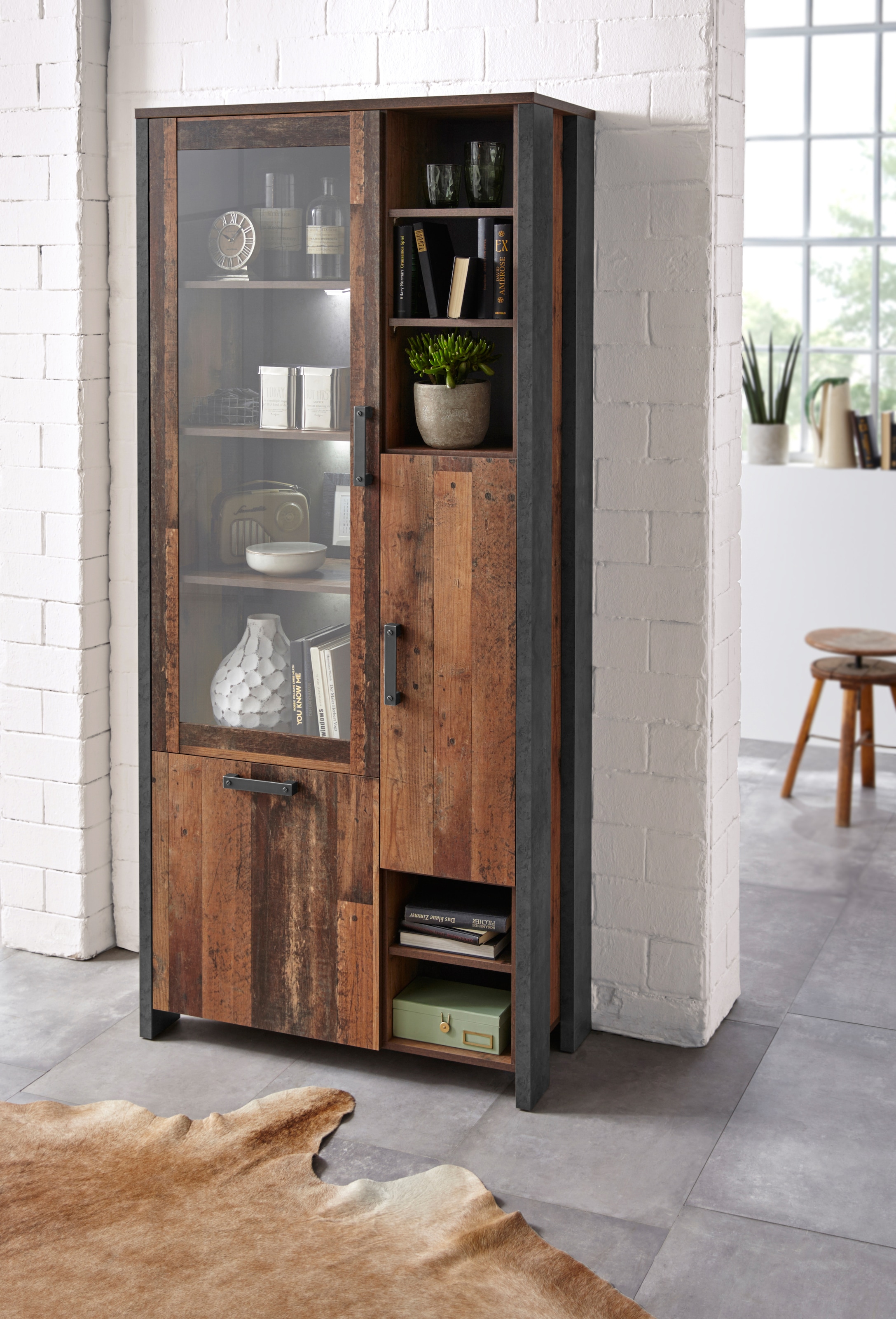 Image of FORTE Highboard "Clif" Höhe 205 cm