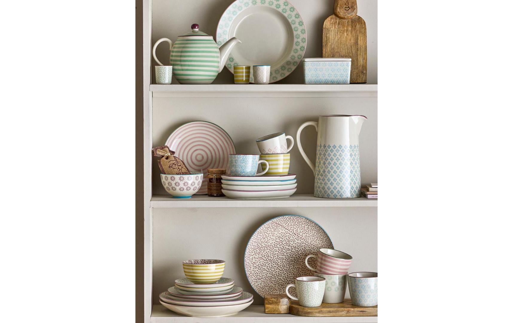 Bloomingville Assiette plate »Patrizia, ∅ 25 cm, 1 Stück, assortiert«