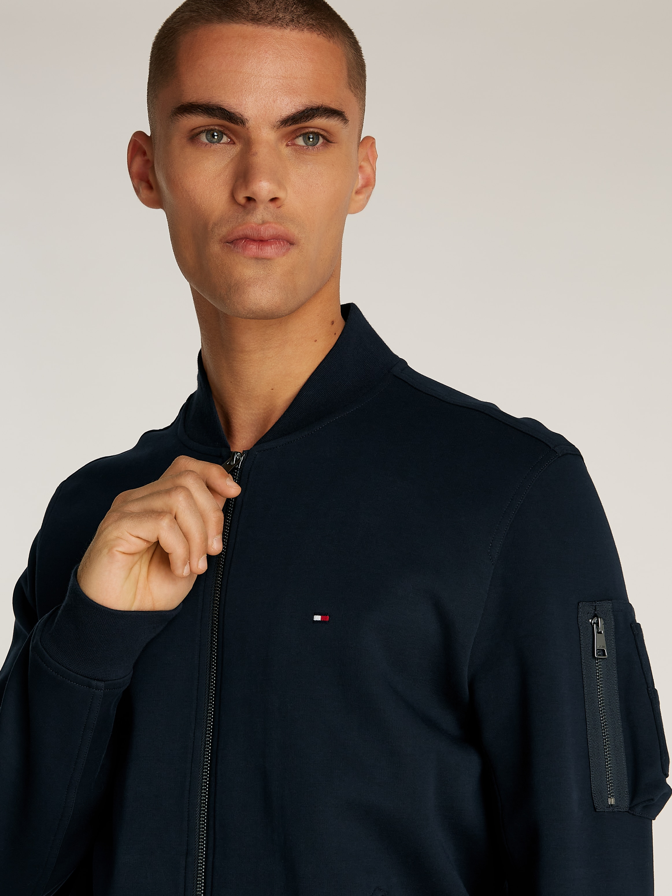 Tommy Hilfiger Sweatjacke »ESSENTIAL INTECHNO BASEBALL JKT«
