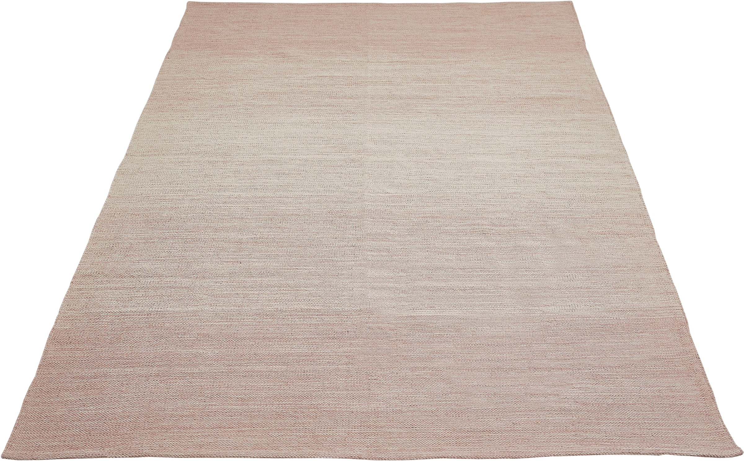 Teppich »Opland«, rechteckig, meliert, mit Farbverlauf, reine Baumwolle