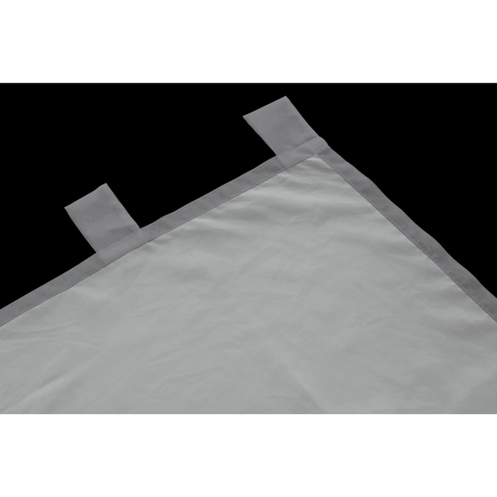 my home Gardine »XANA«, (1 St.), 1 Schal, transparent, Voile, einfarbig, pflegeleicht