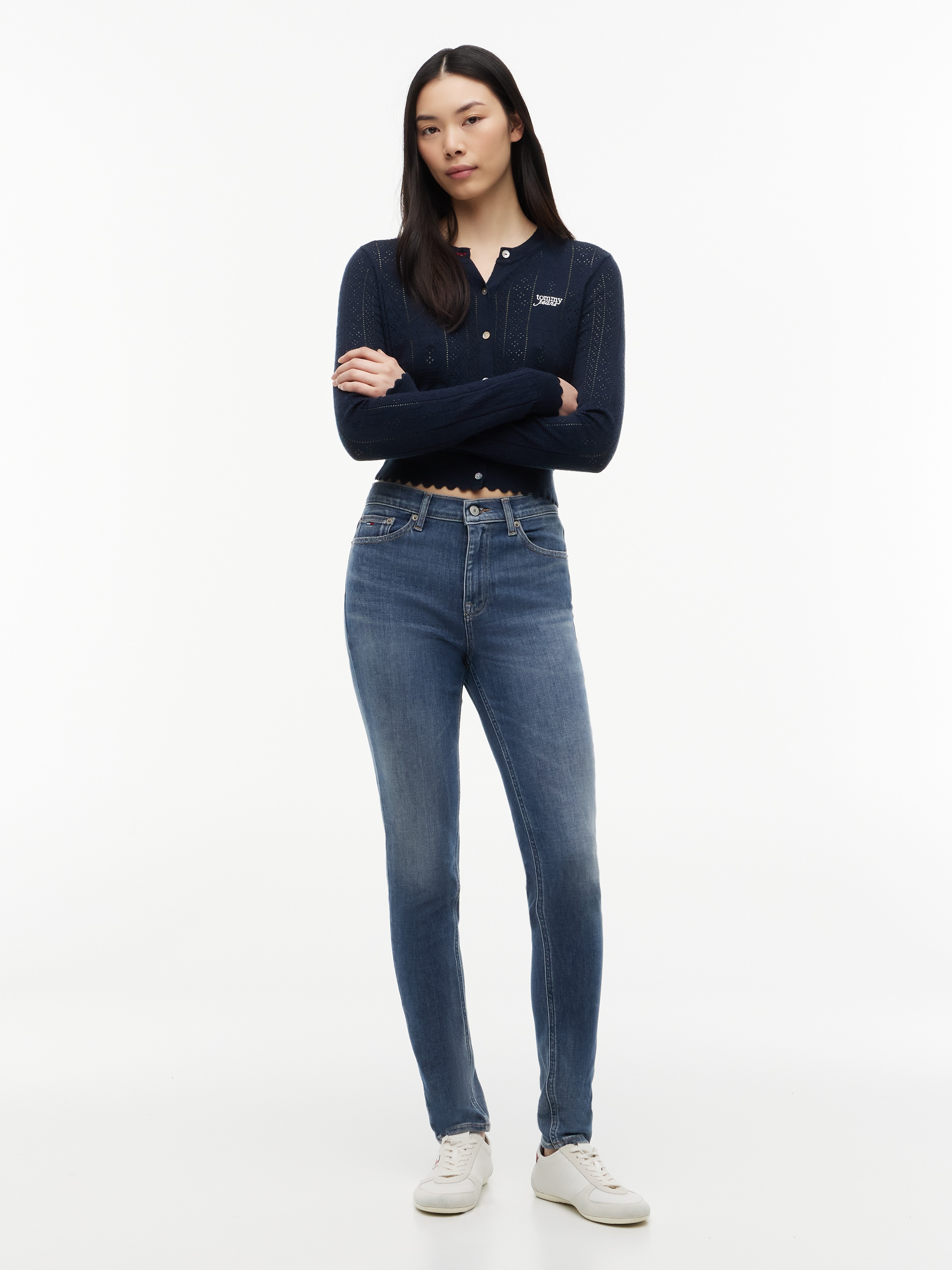Tommy Jeans Jeans skinny »NORA MR SKNY« mélange de coton, coupe skinny