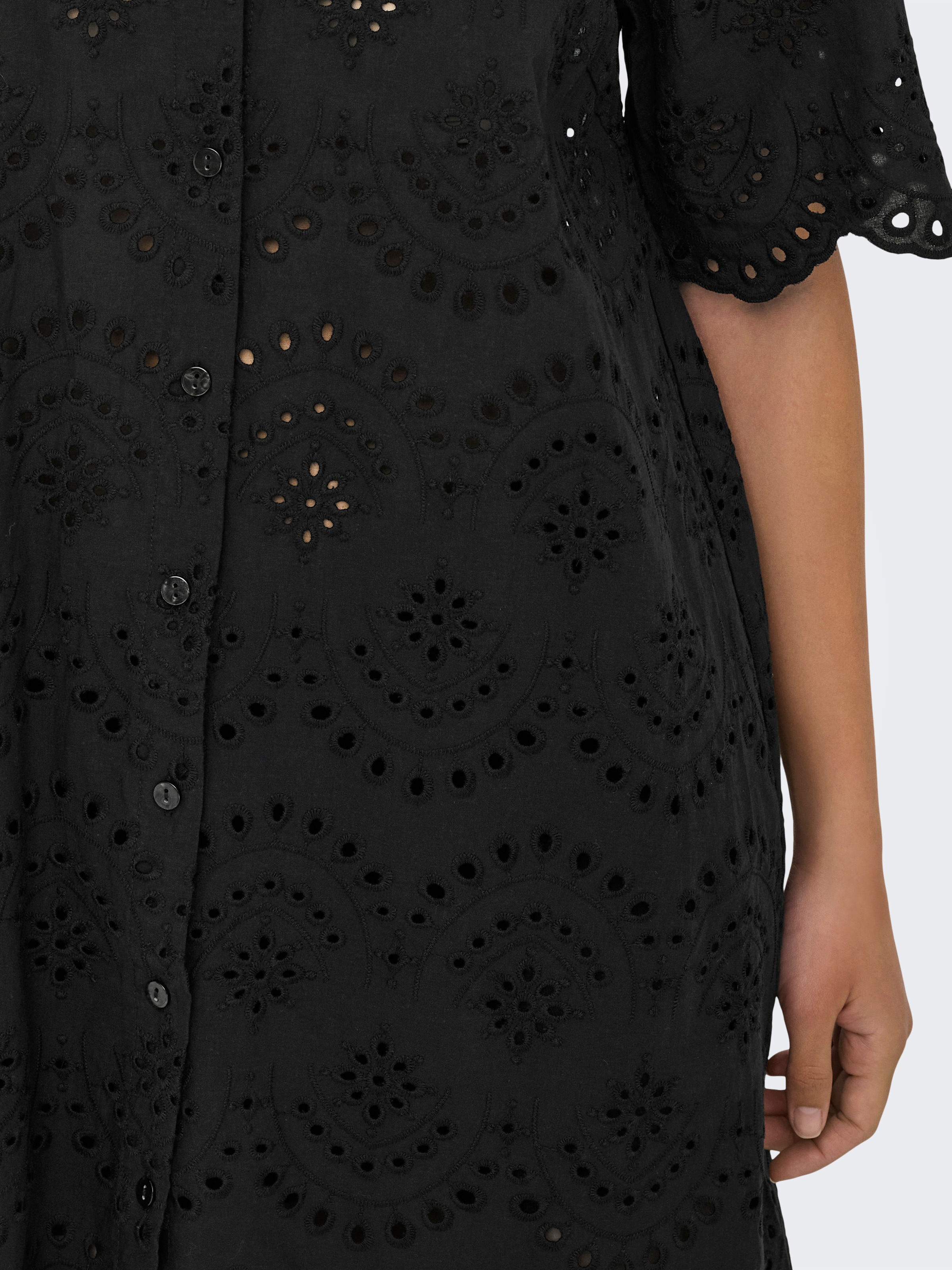 ONLY Robe en dentelle »ONLVALAIS S/S DRESS WVN NOOS«